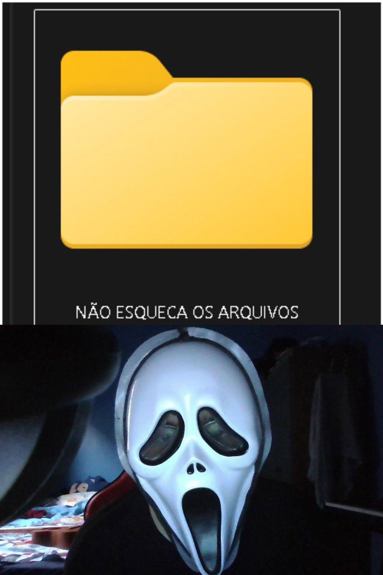 NÃO ESQUECA DOS ARQUIVOS Backdrop