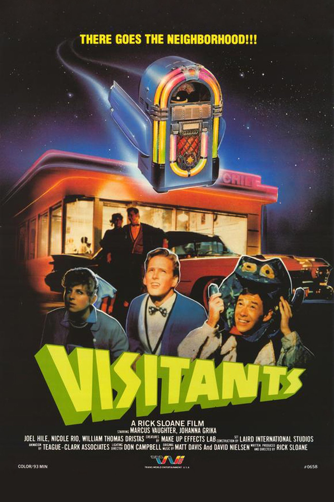 Les envahisseurs de l'espace poster