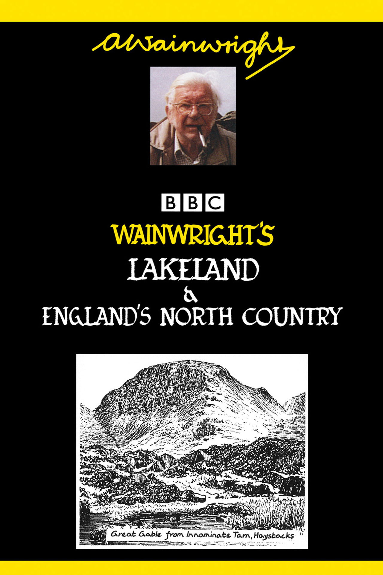 Liqenj i Wainwright në Lakeland dhe Veriu i Anglisë backdrop