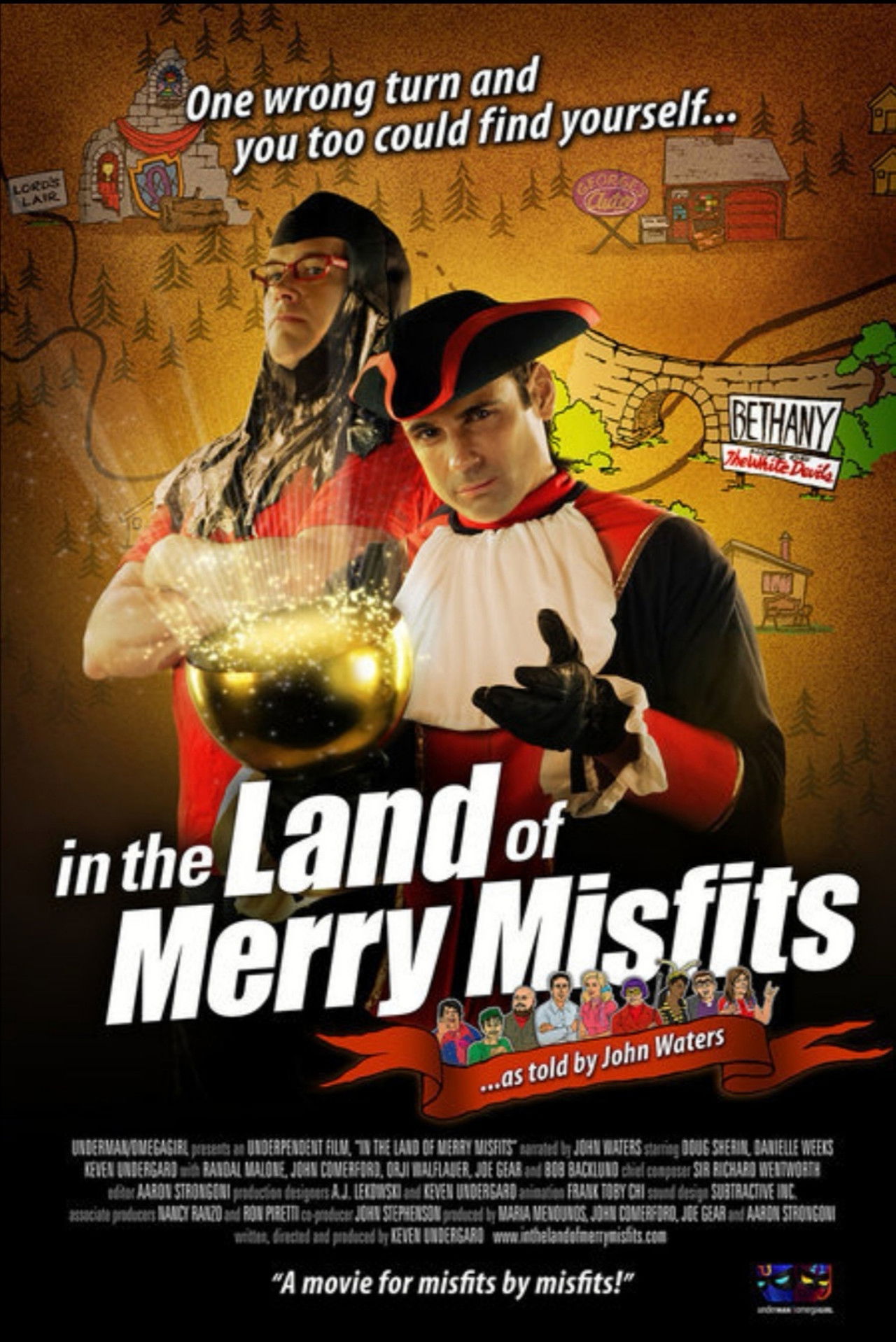 In the Land of Merry Misfits Backdrop