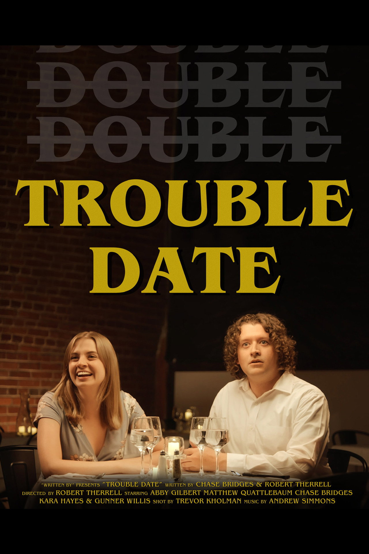 Trouble Date Backdrop