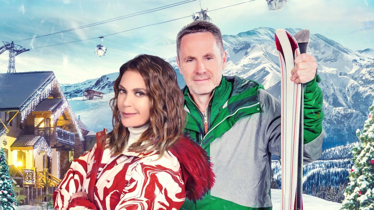 Christmas at the Chalet Backdrop Image