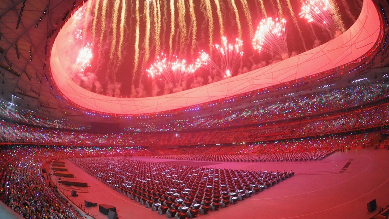 Scen från Beijing 2008 Olympics Games Opening Ceremony