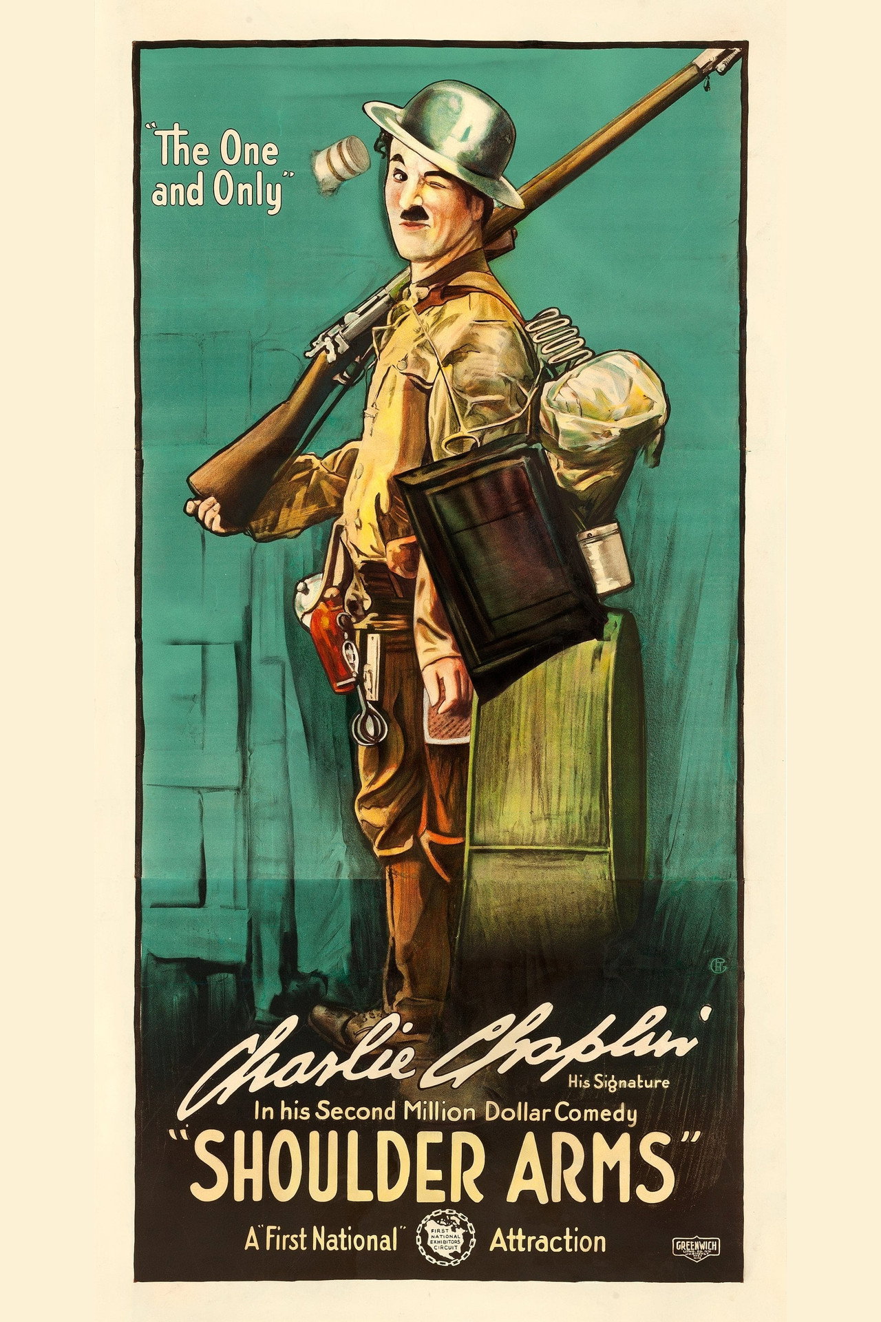 Chaplin, a katona – plakát 5
