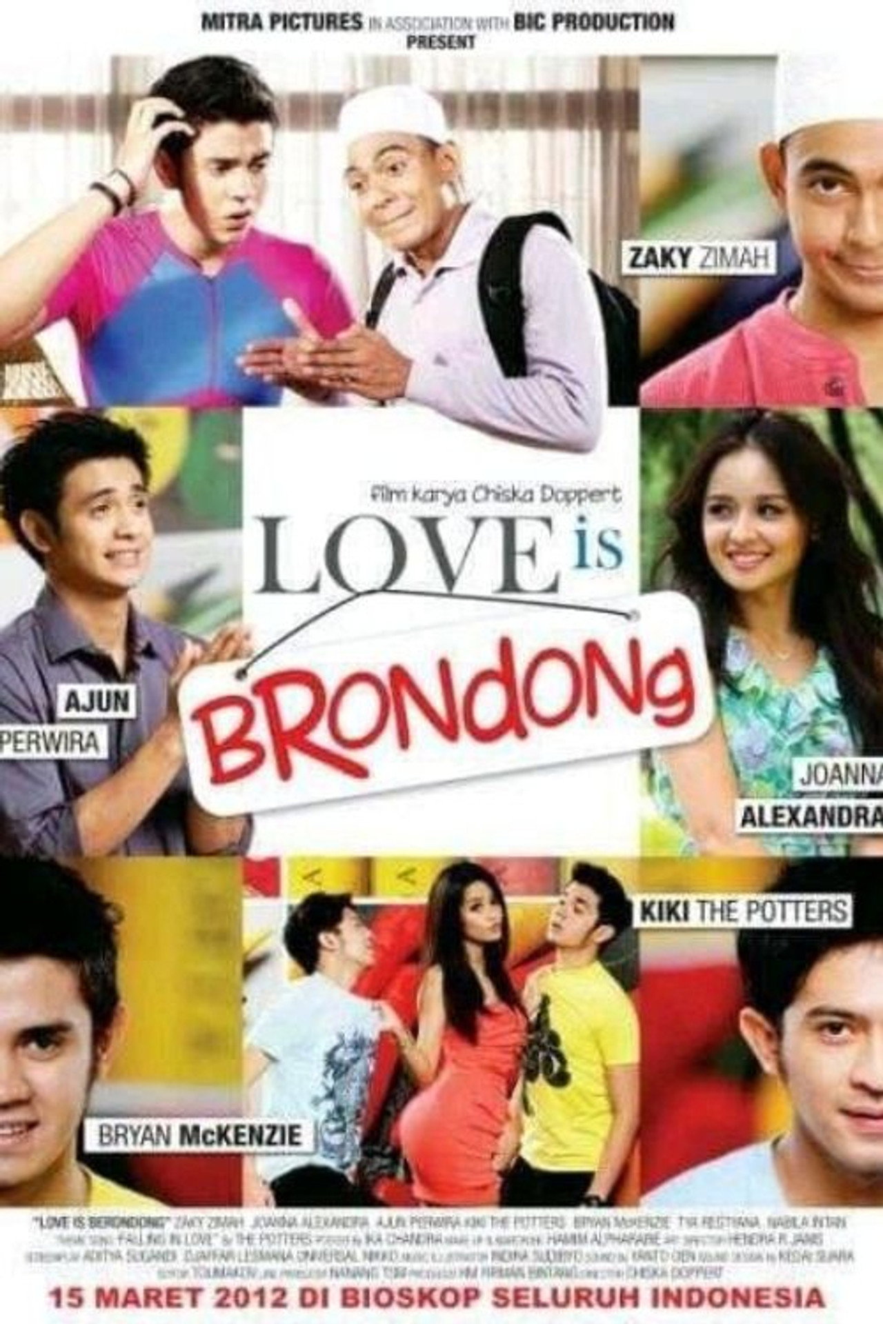 Love is Brondong Backdrop