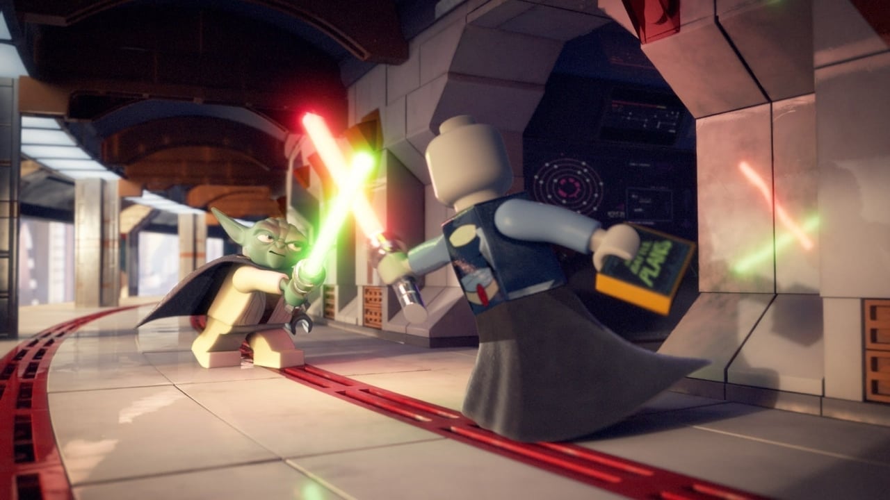 Scen från LEGO Star Wars: The Padawan Menace