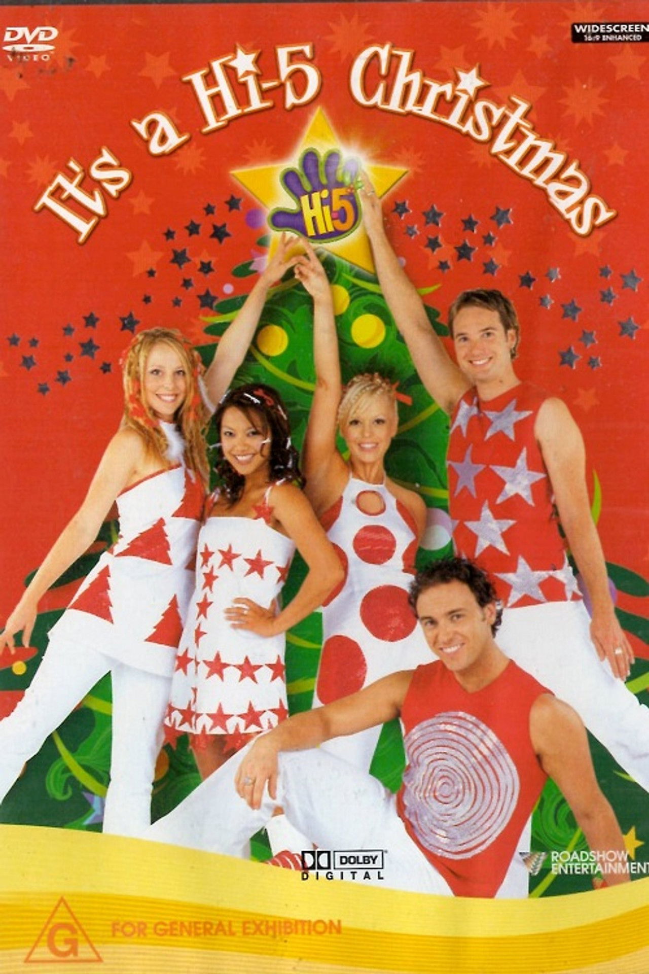 It's a Hi-5 Christmas Backdrop