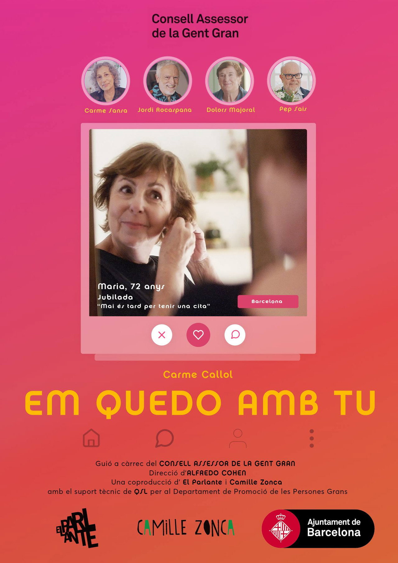 Em quedo amb tu Backdrop