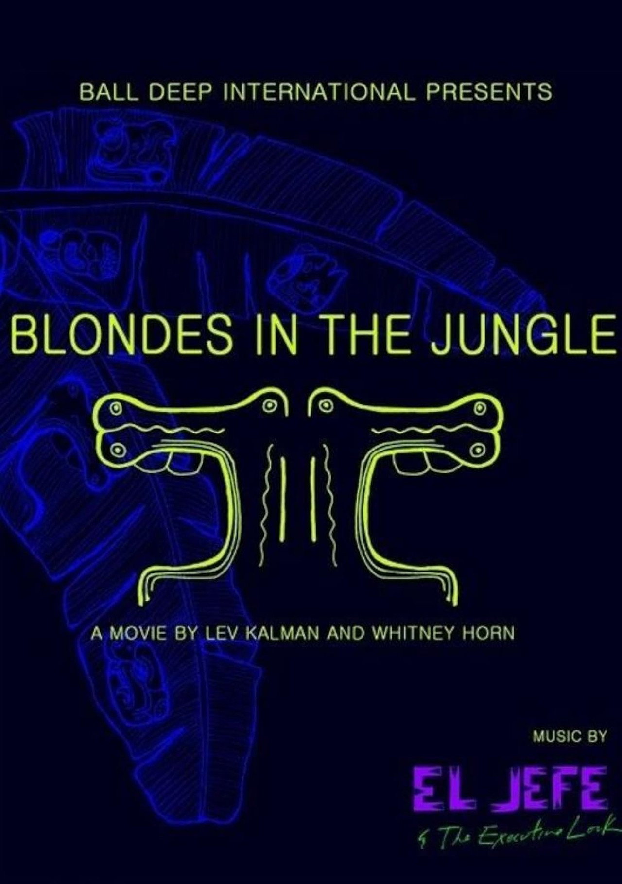 Blondes in the Jungle Backdrop