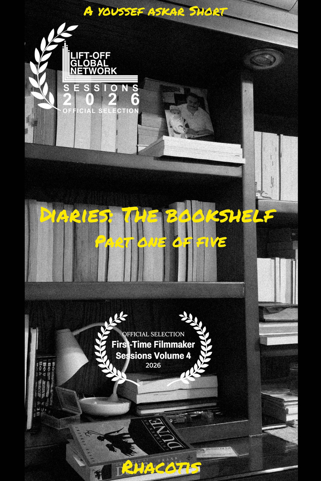 Diaries: The Bookshelf Backdrop