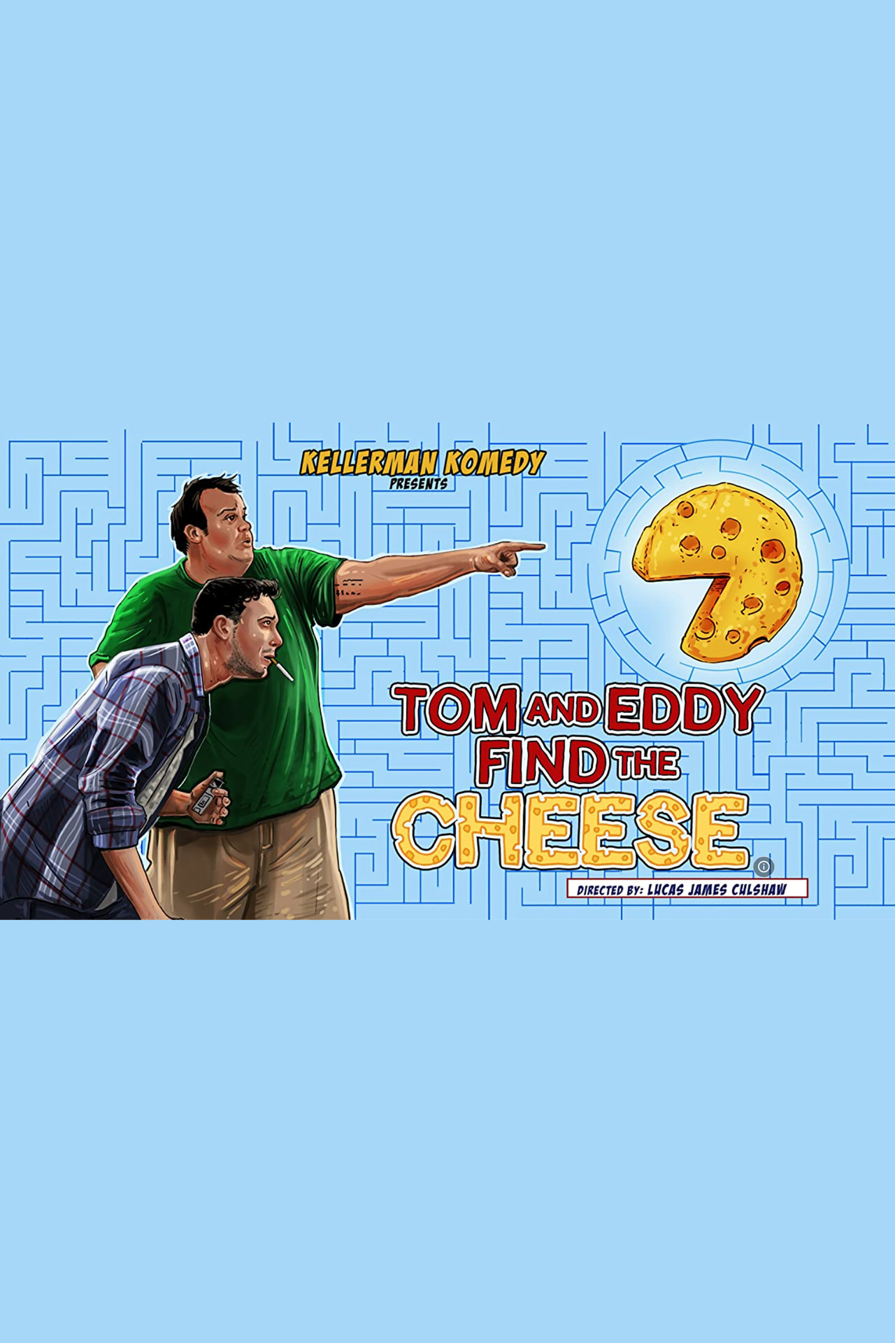 Tom and Eddy Find the Cheese Backdrop