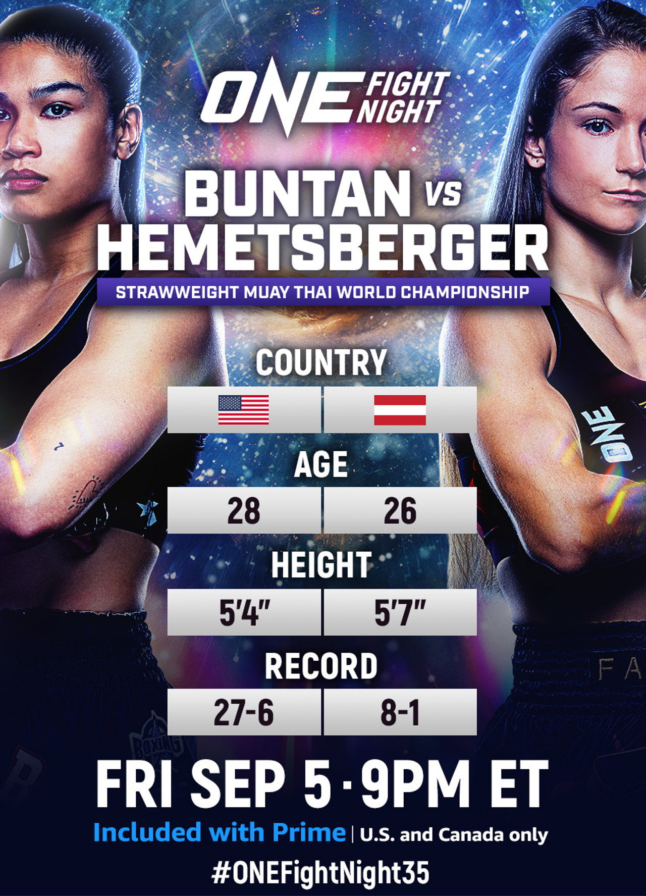 ONE Fight Night 35: Buntan vs. Hemetsberger