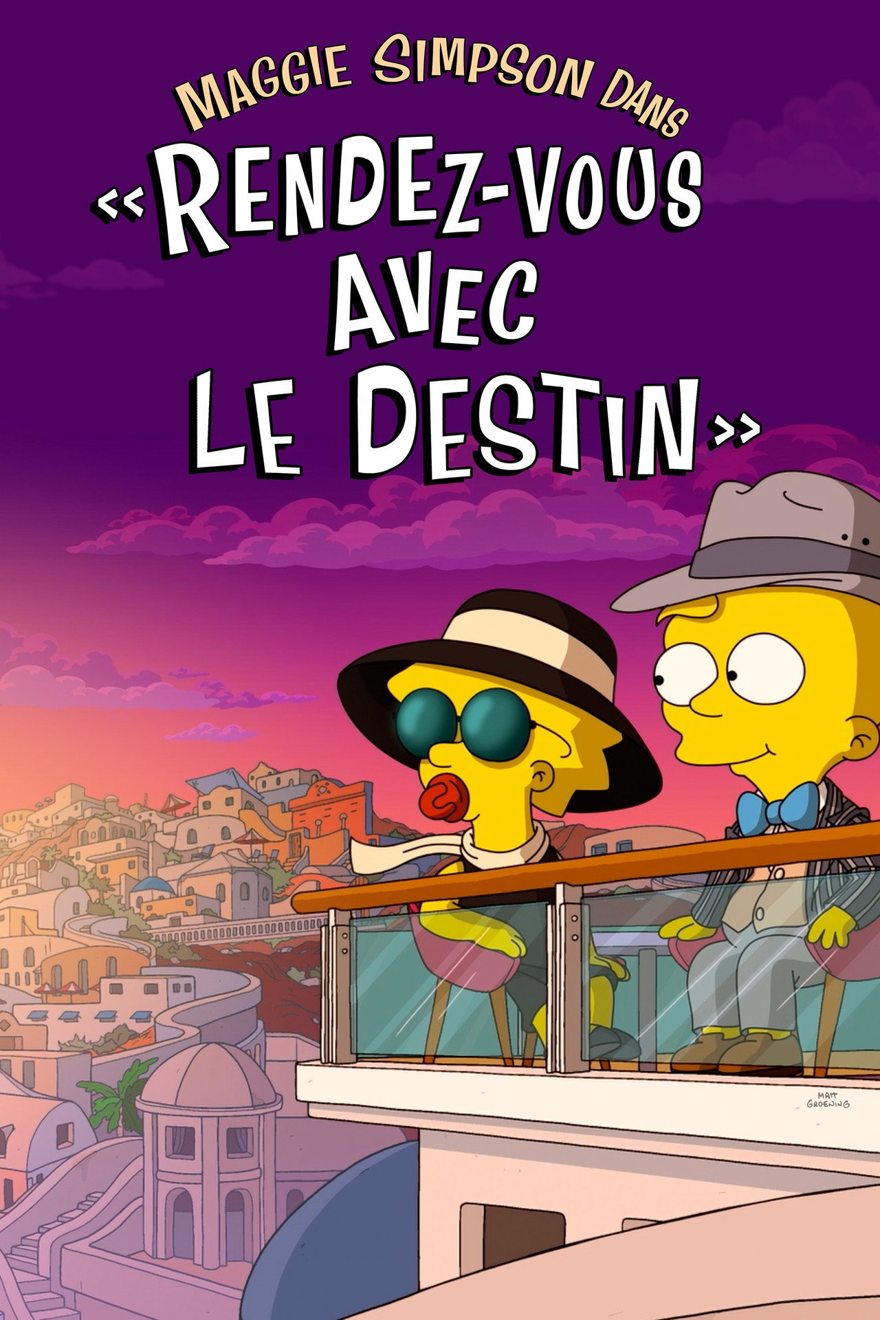 Maggie Simpson dans « Rendez-vous avec le destin » poster