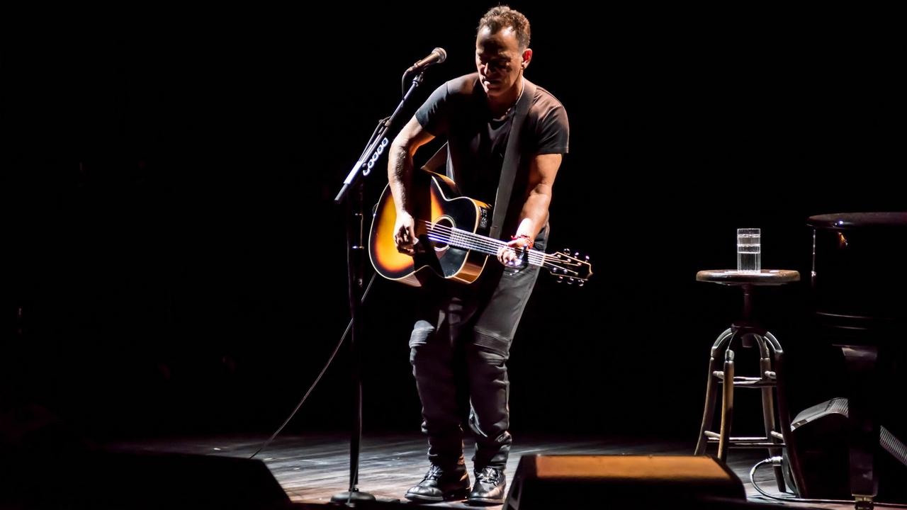 Scen från Springsteen On Broadway