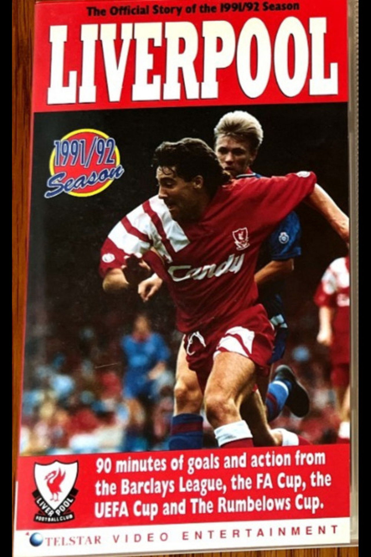 Liverpool F.C. - Official Season Review 1991-92 Backdrop
