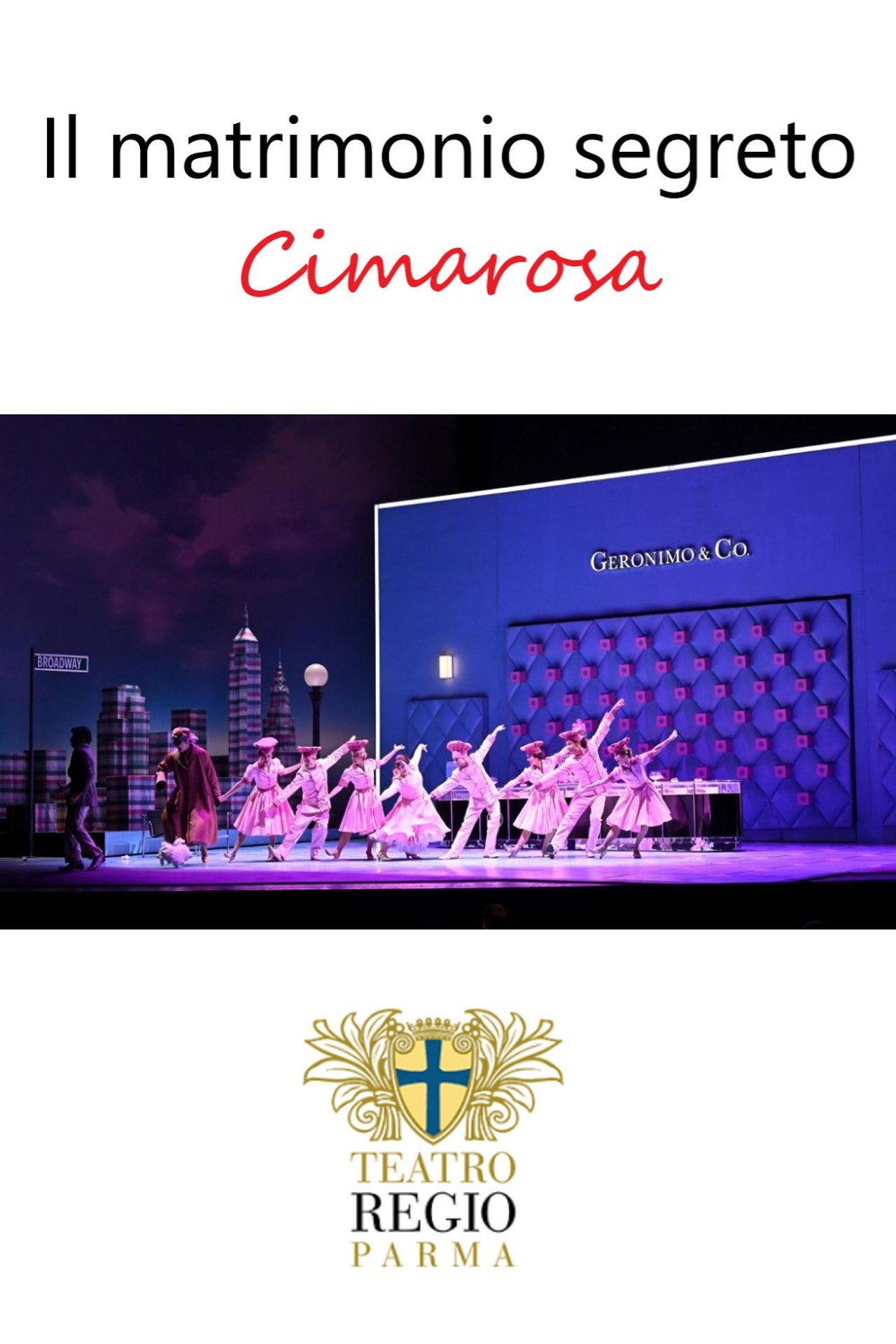 Il matrimonio segreto - Cimarosa Backdrop