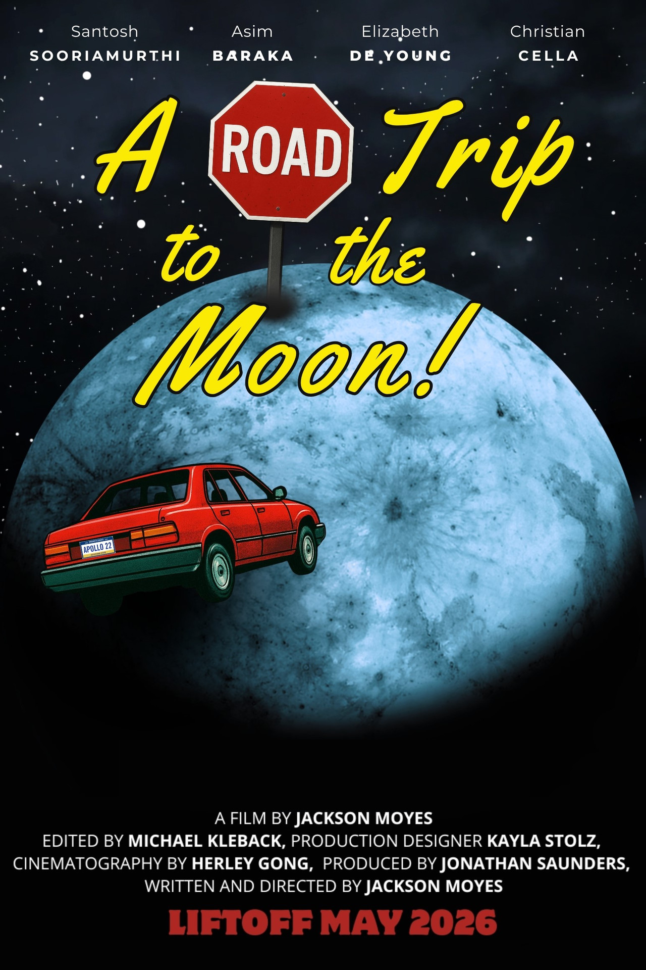 A Road Trip to the Moon filmaffisch