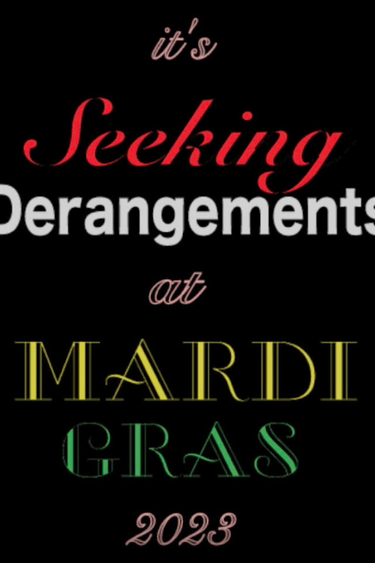 Seeking Derangements at Mardi Gras filmaffisch
