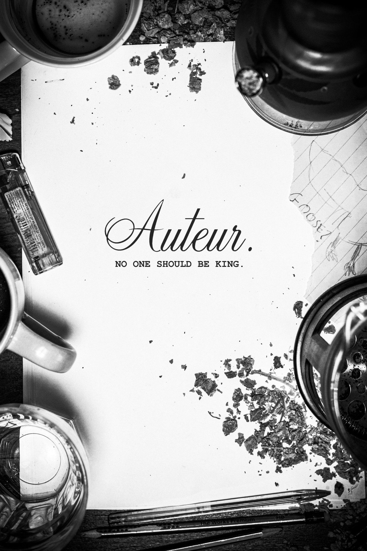 Auteur: No One Should Be King. filmaffisch