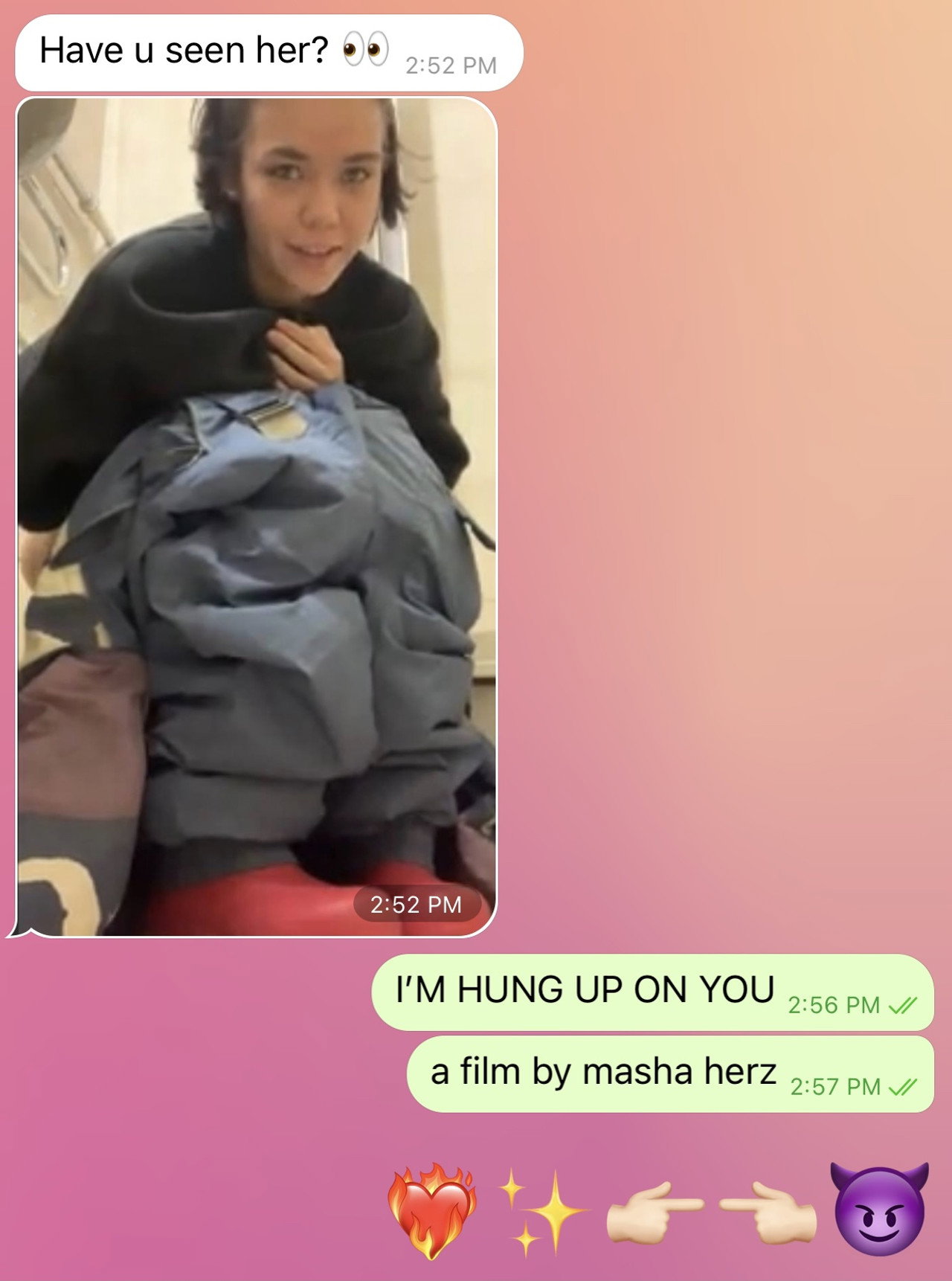 I'm hung up on you filmaffisch