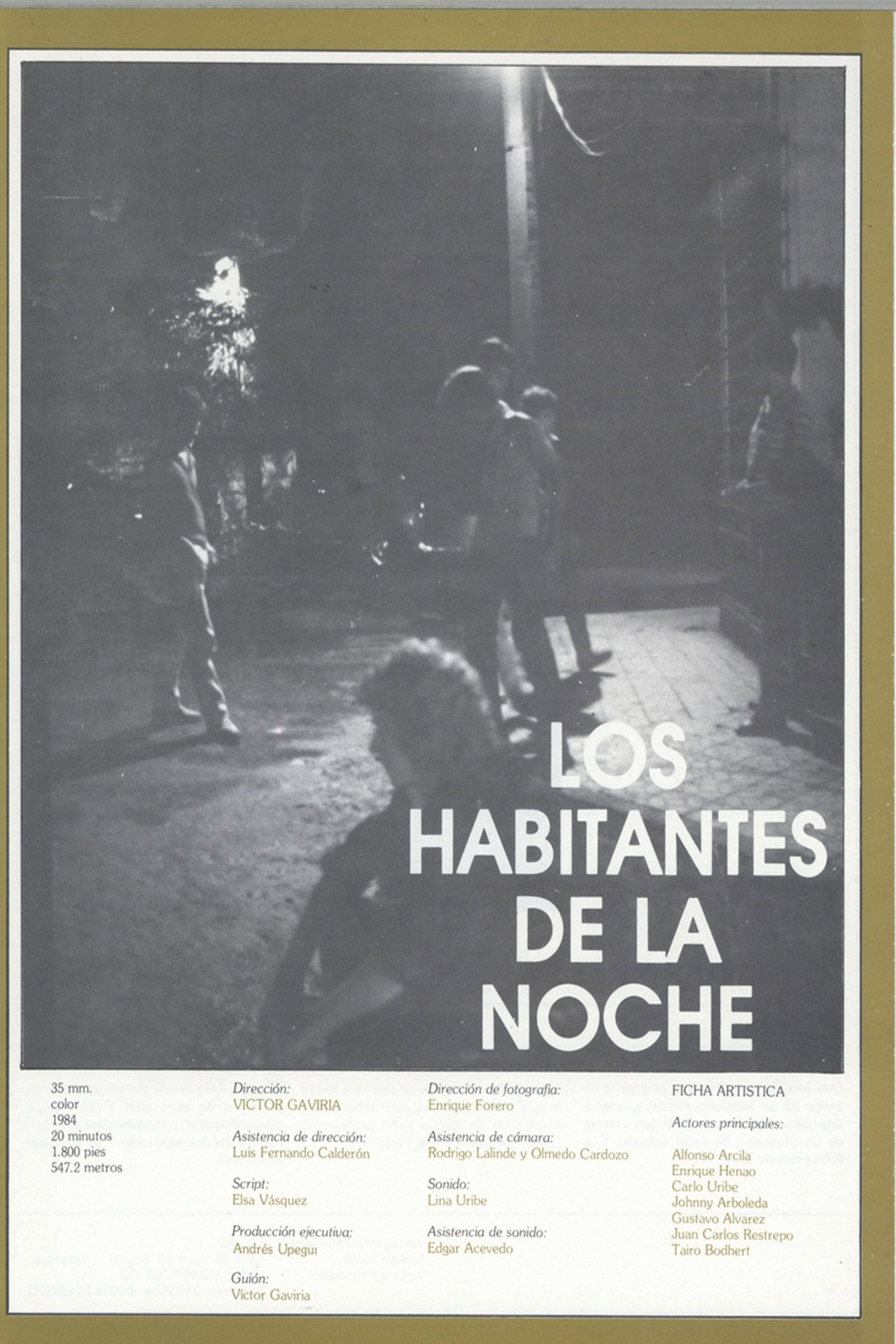 The Inhabitants of the Night poster