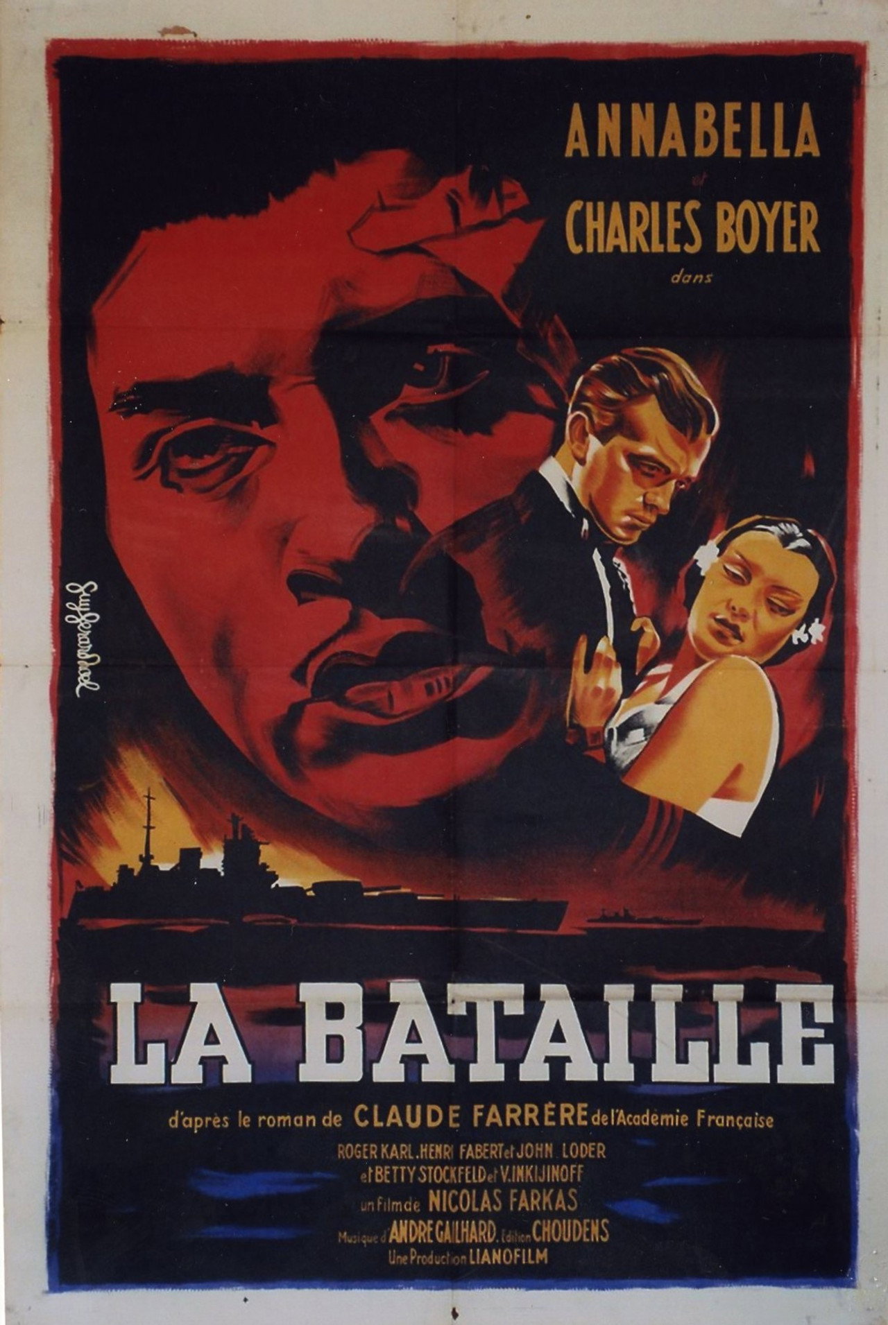 La bataille filmaffisch
