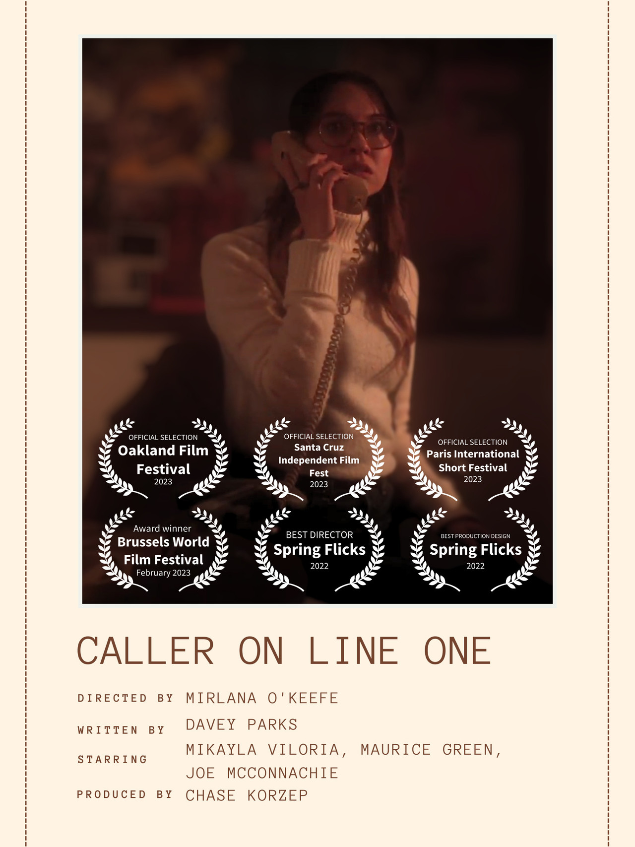 Caller on Line One Backdrop