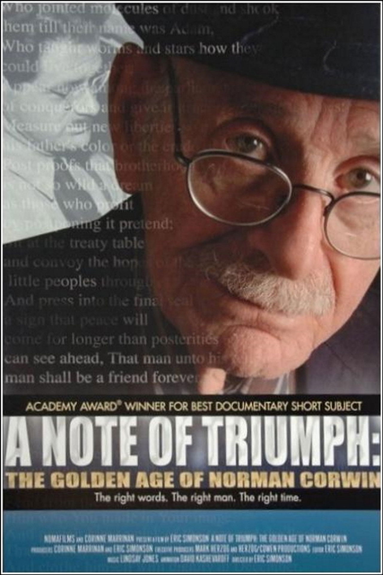 A Note of Triumph: The Golden Age of Norman Corwin Backdrop