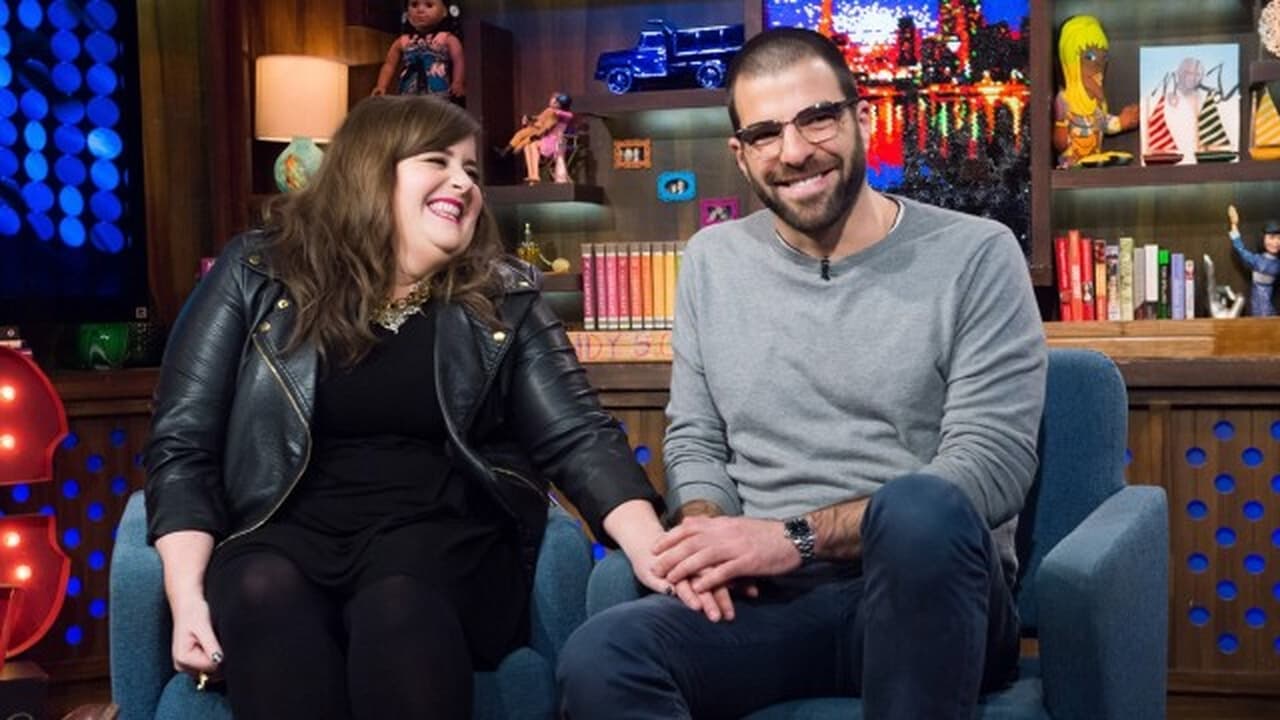 Watch What Happens Live with Andy Cohen - Season 12 Episode 24 : Aidy Bryant & Zachary Quinto