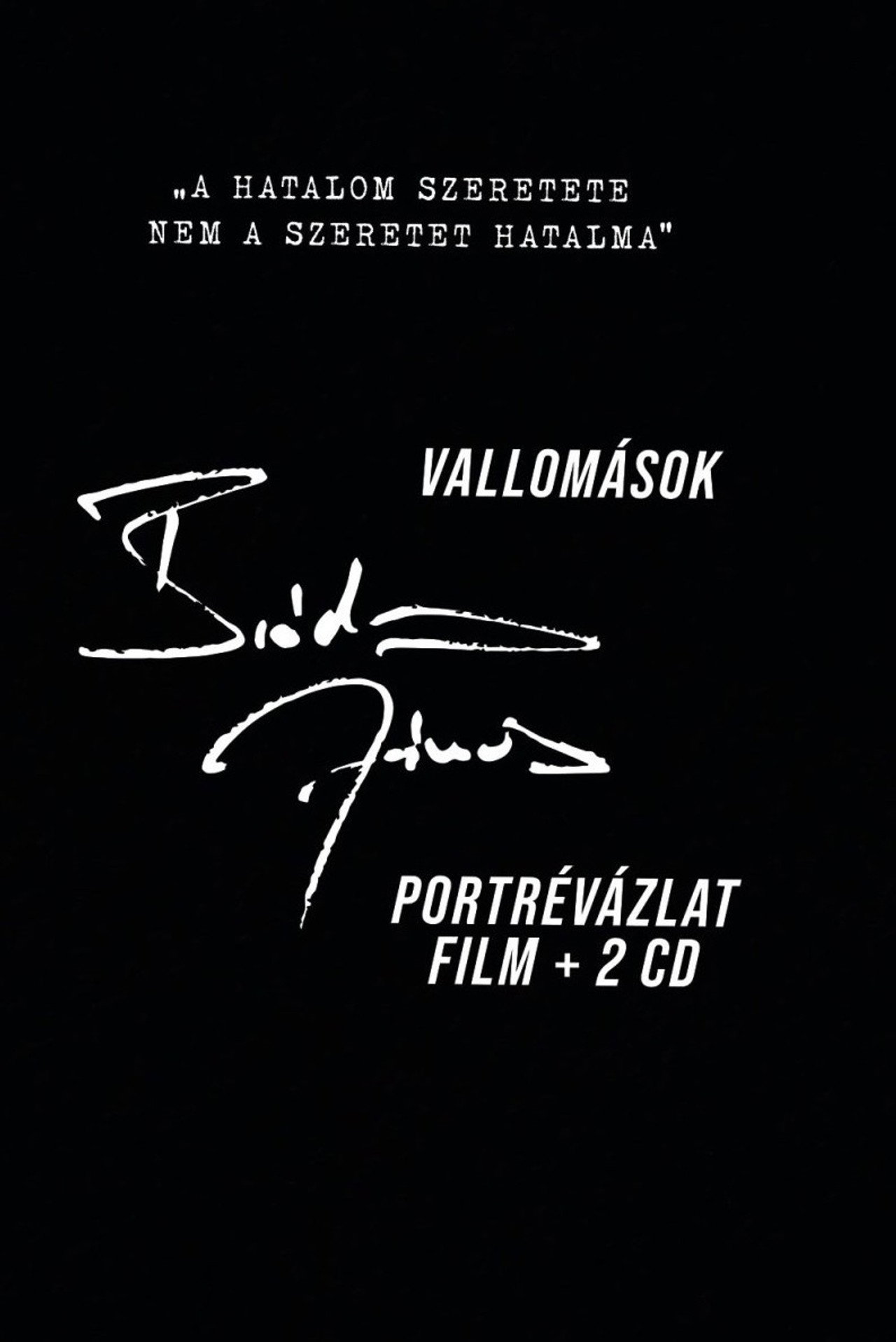 Bródy János Vallomások: portrévázlat filmaffisch