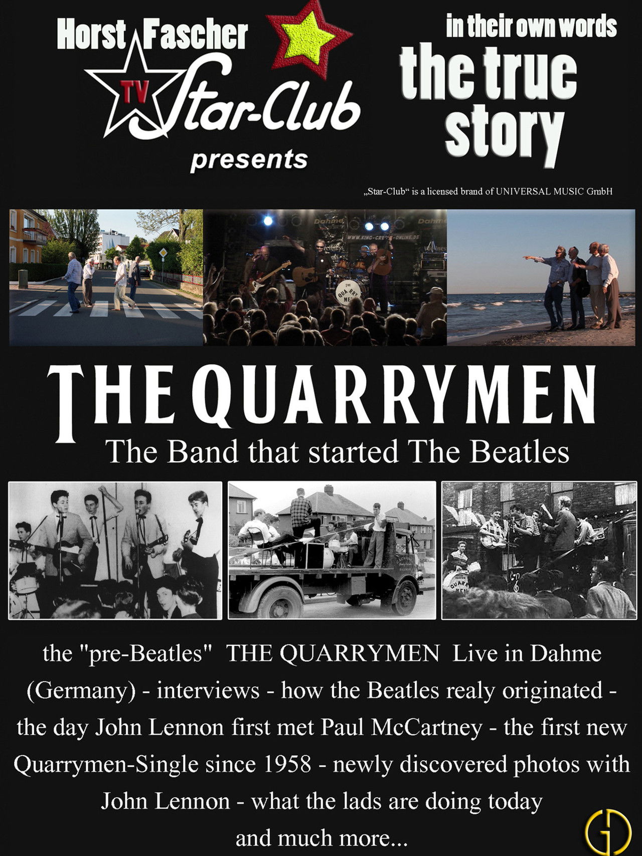 The Quarrymen - The Band that started The Beatles Backdrop
