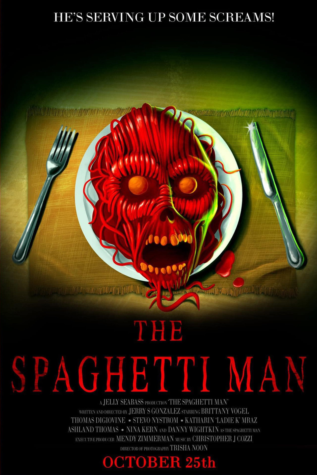 The Spaghetti Man Backdrop