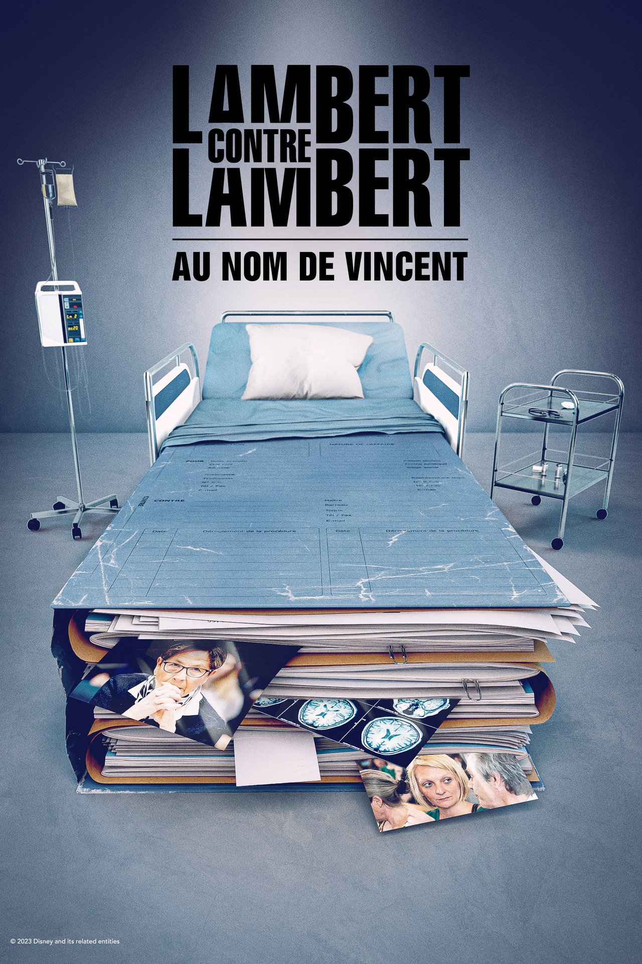 Lambert vs. Lambert: Over his dead body affisch
