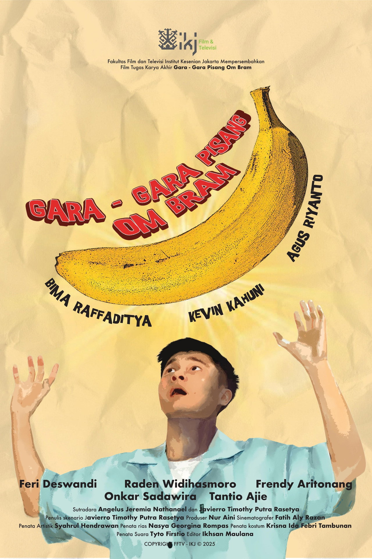 Gara-Gara Pisang Om Bram! Backdrop