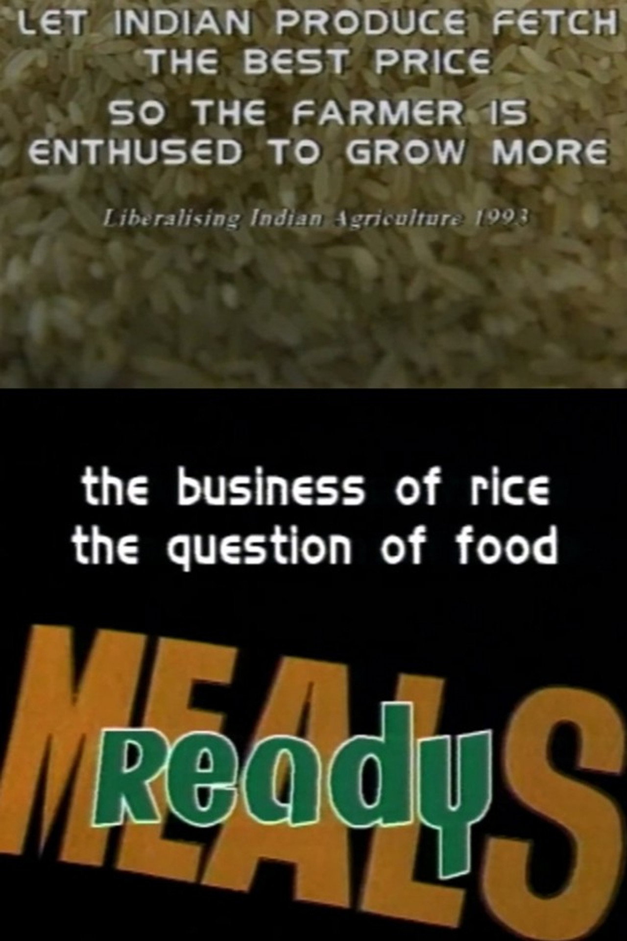 Meals Ready filmaffisch