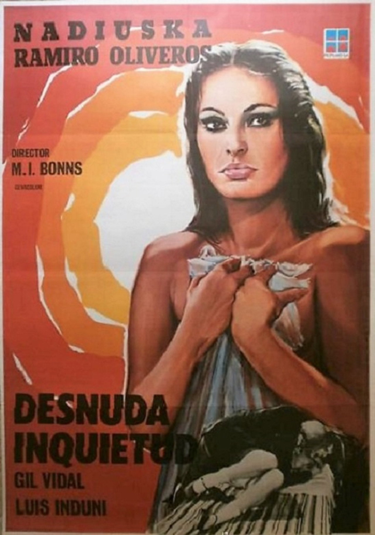 Desnuda inquietud filmaffisch