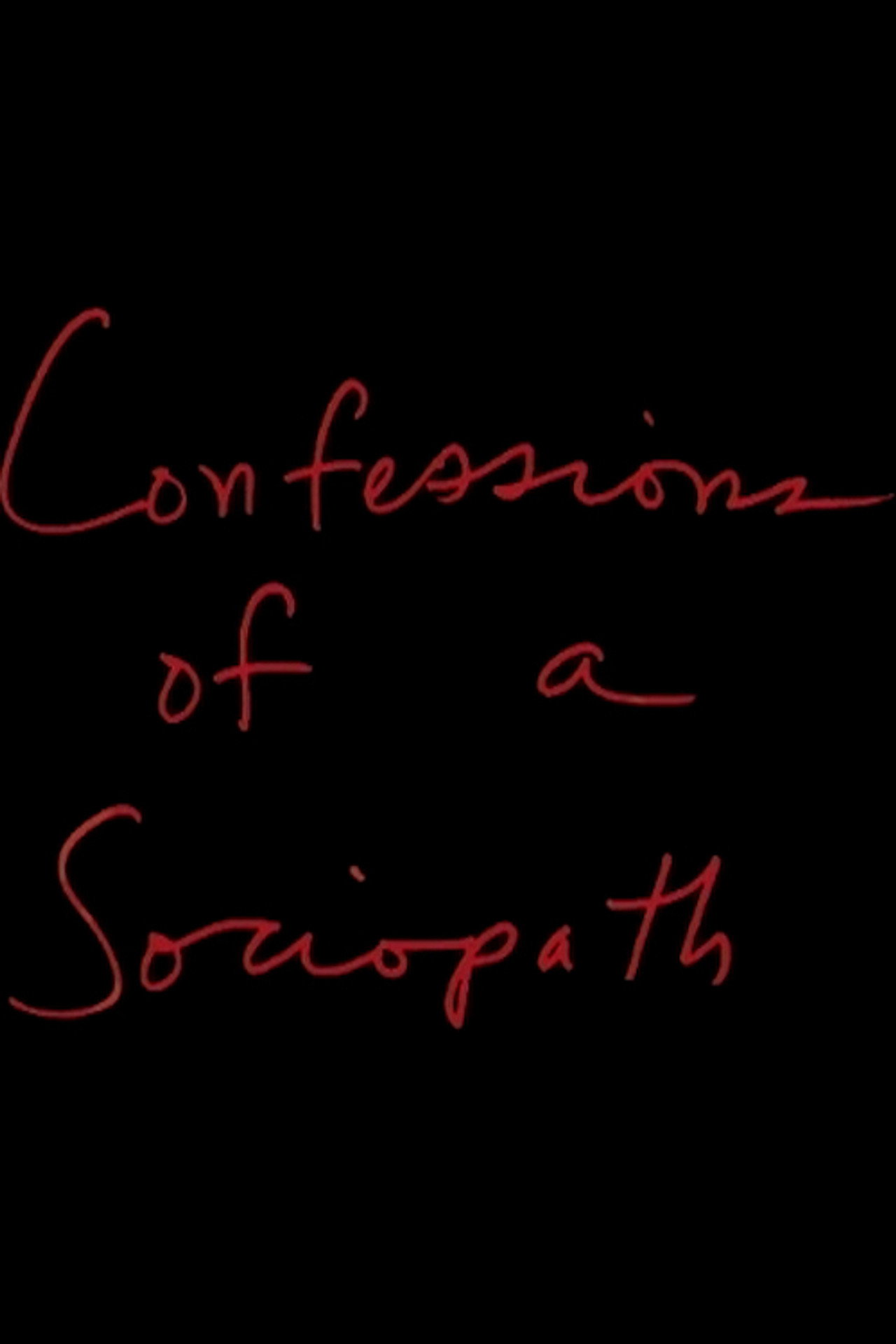 Confessions of a Sociopath Backdrop