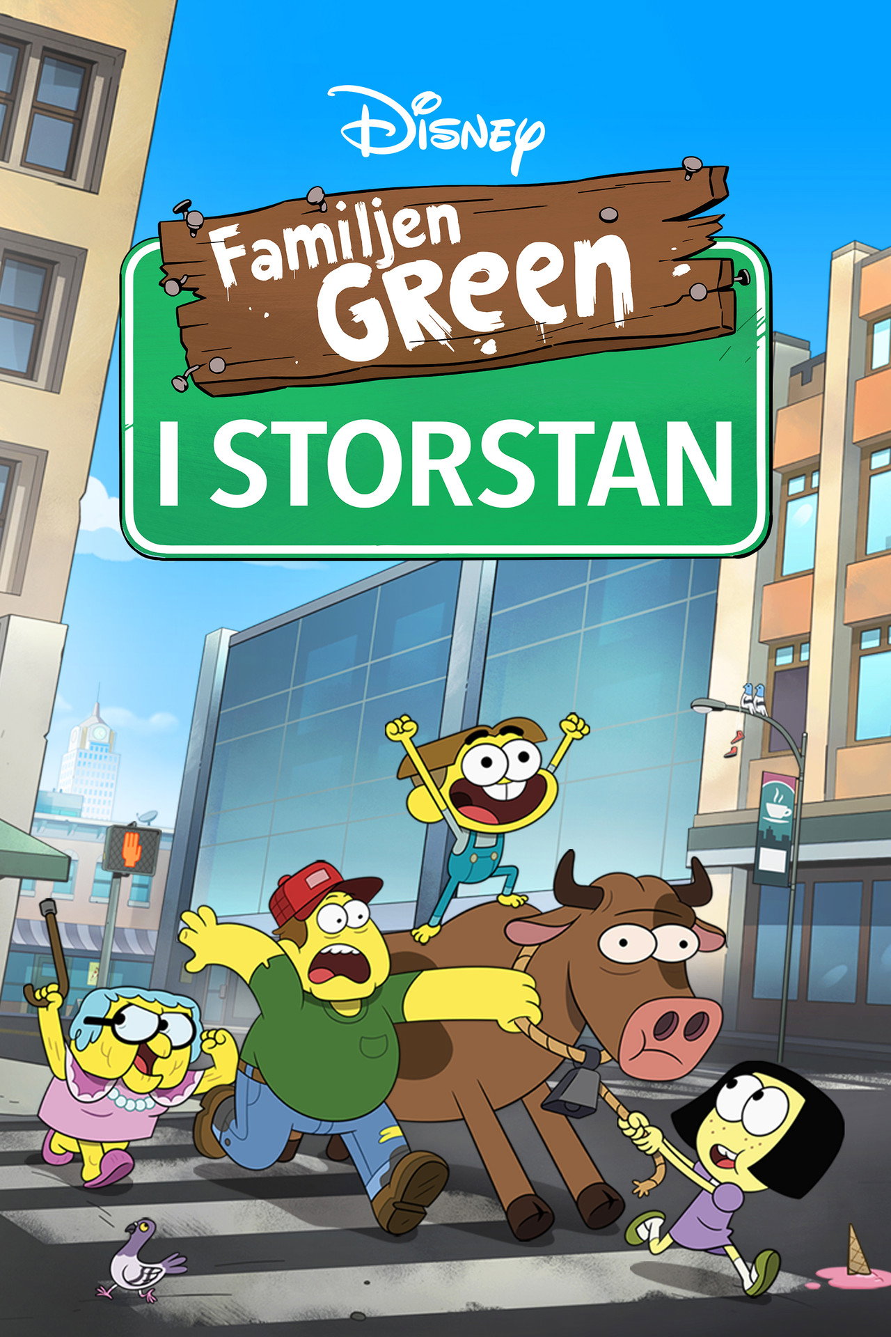 Familjen Green i storstan affisch