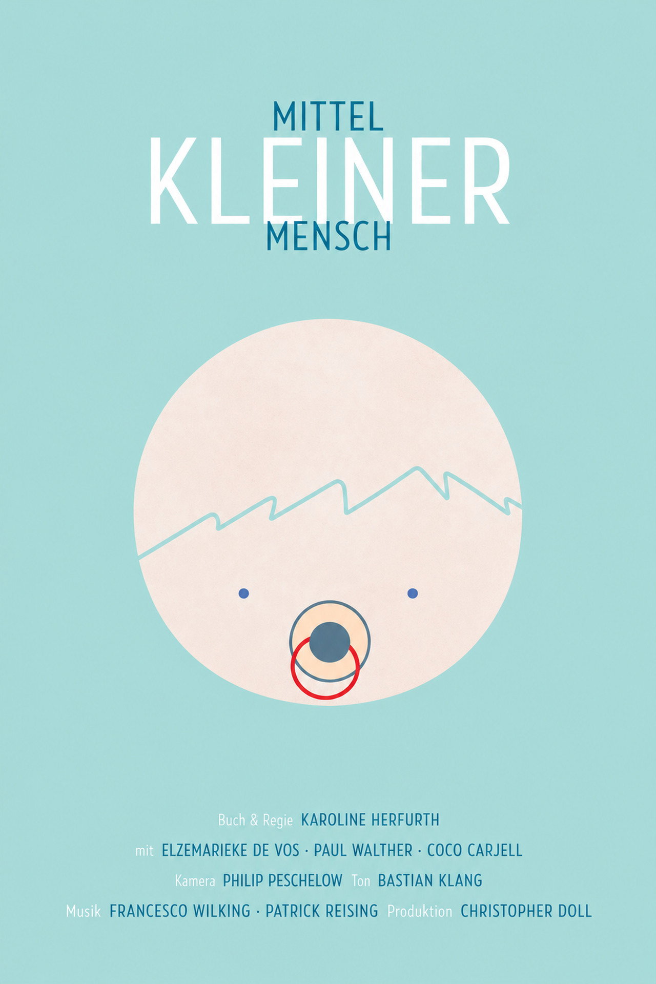 Mittelkleiner Mensch poster