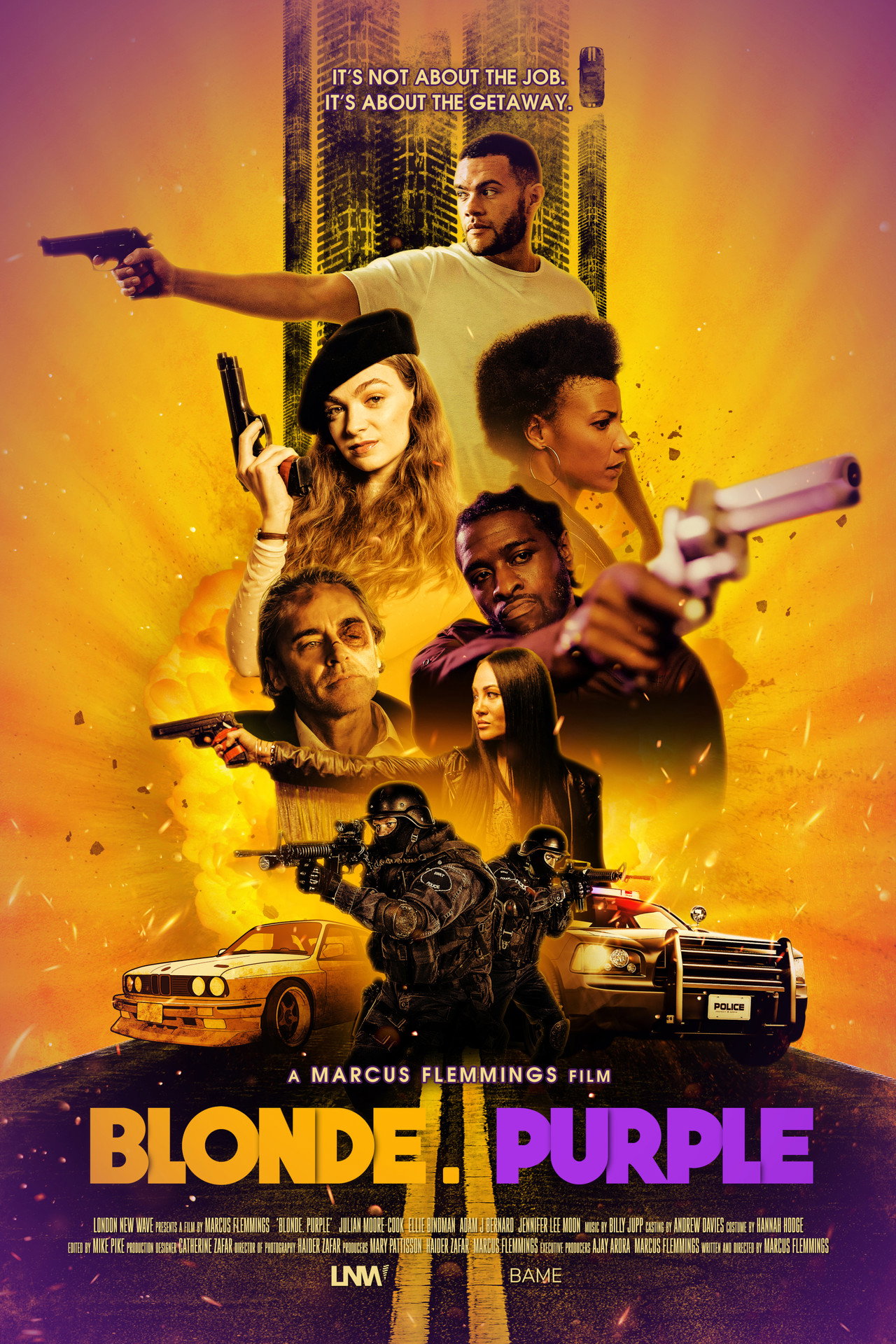 BLONDE. Purple – plakát 3
