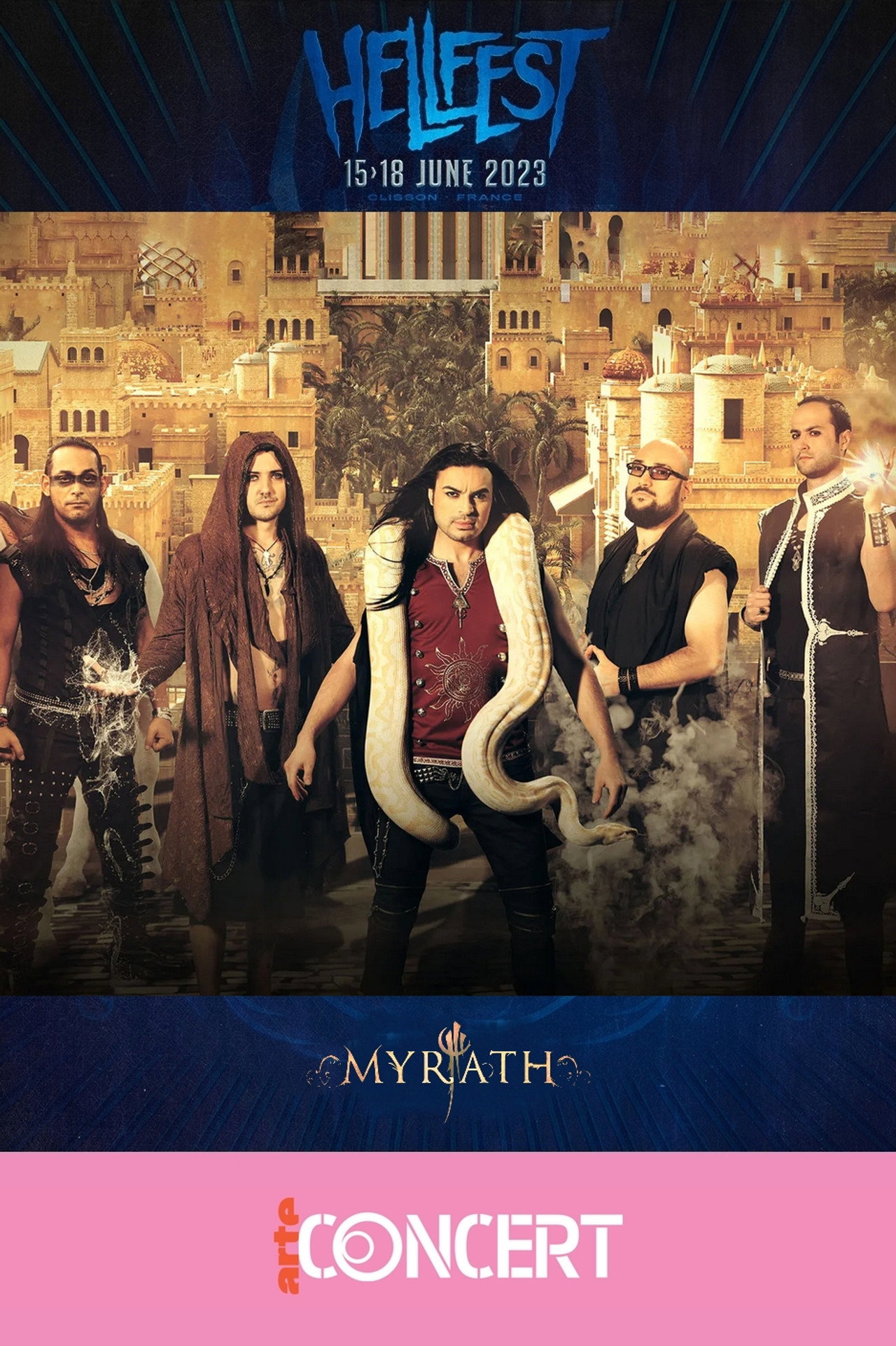 Myrath - Hellfest 2023 filmaffisch