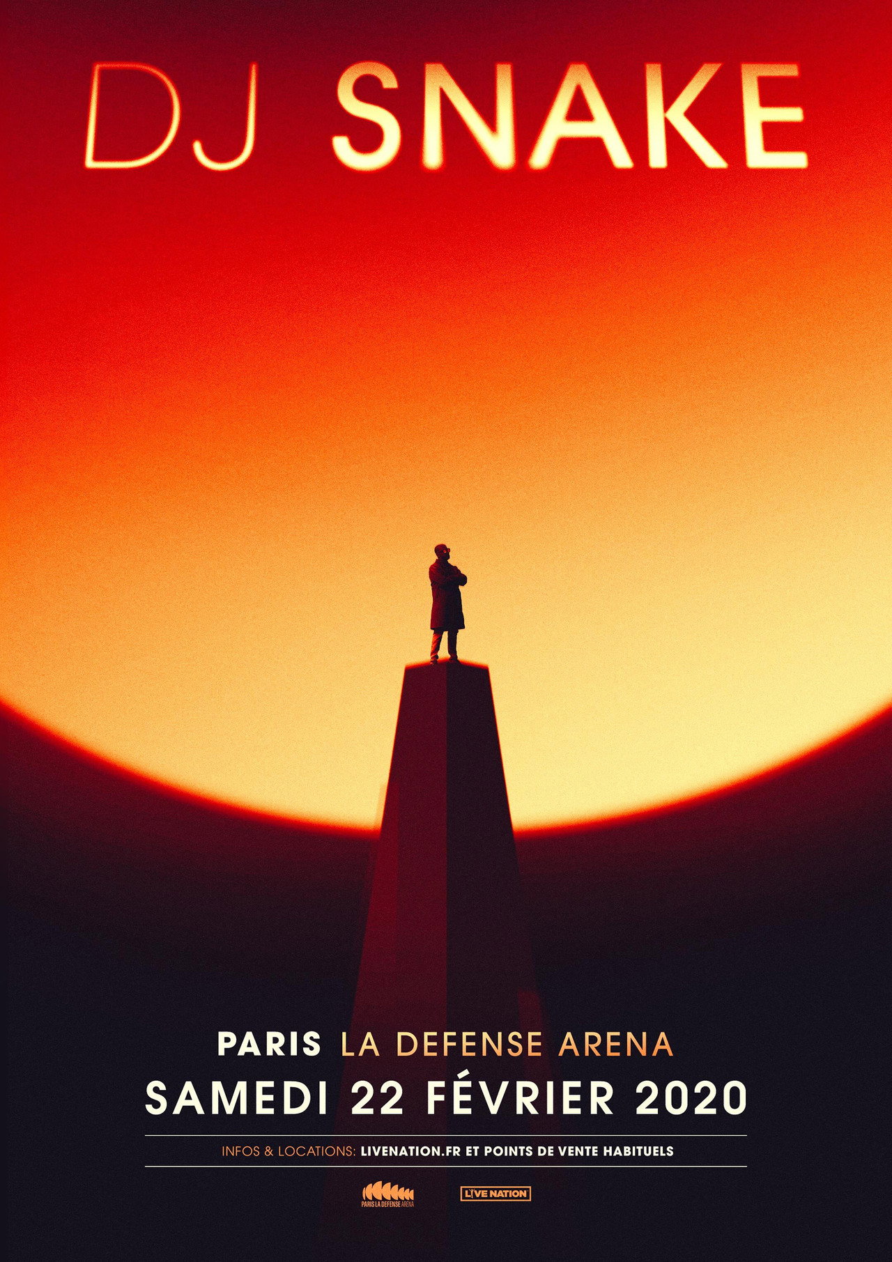 DJ Snake à Paris La Défense Arena filmaffisch