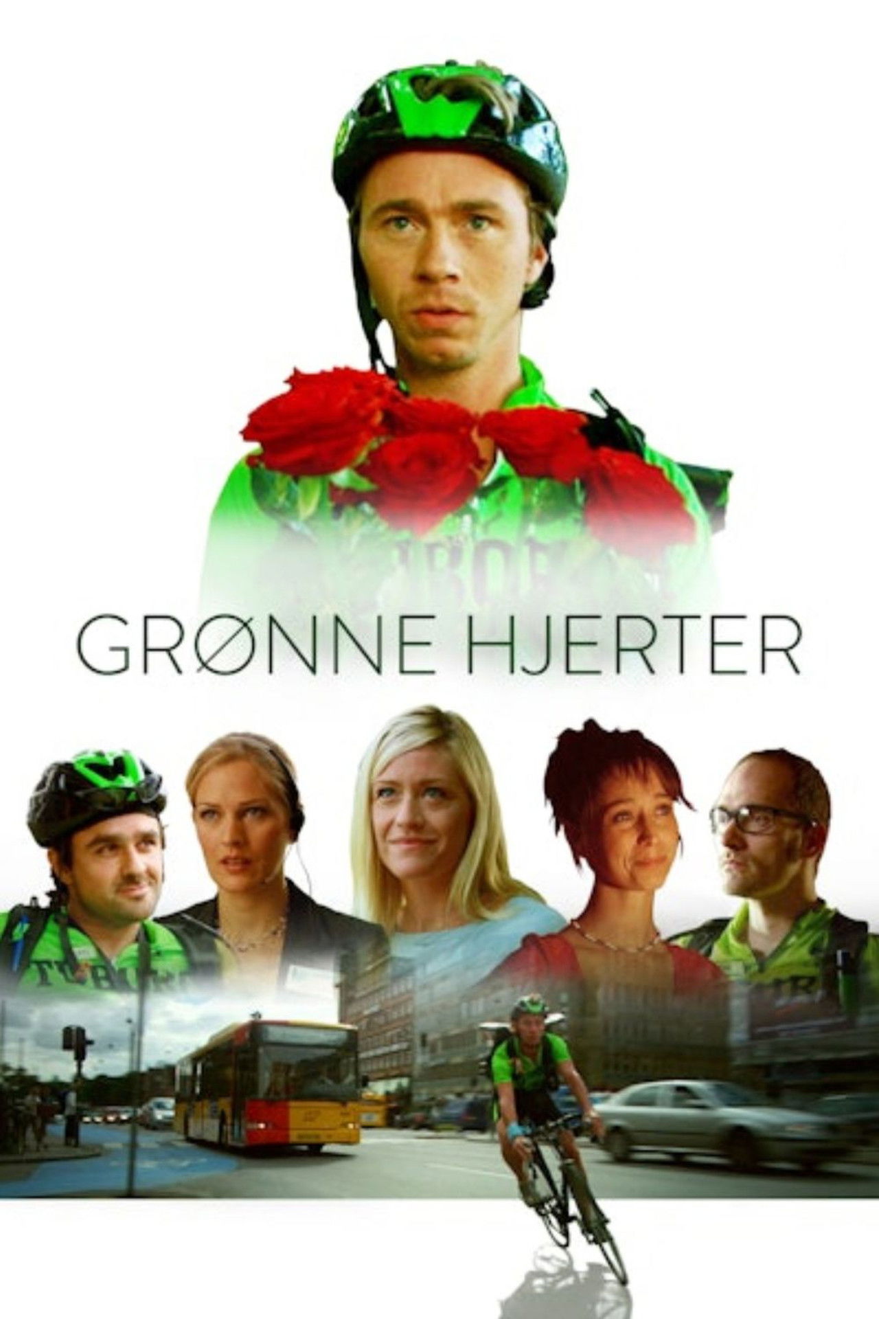 Green Hearts Backdrop