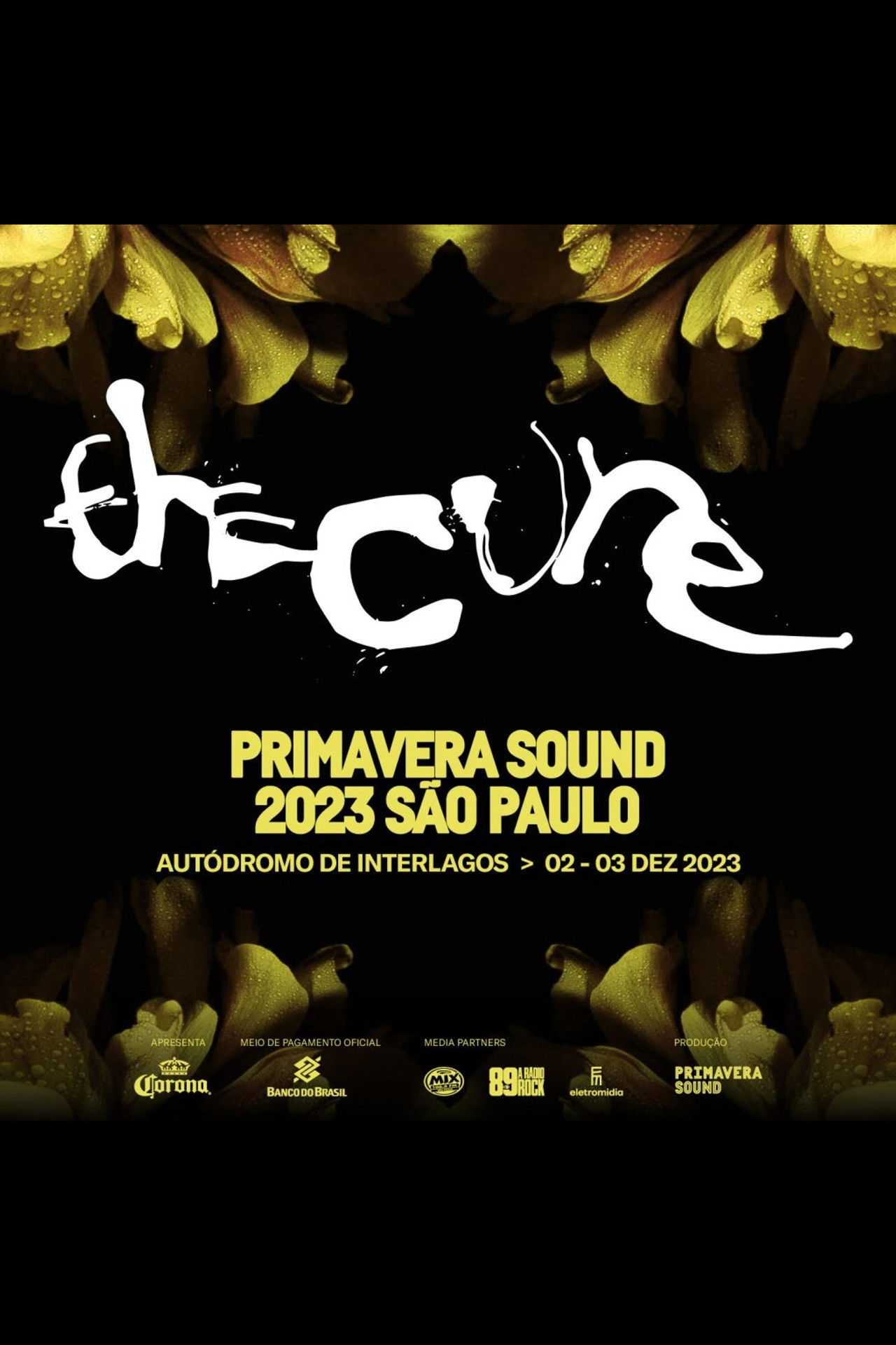 The Cure - Primavera Sound São Paulo 2023 Backdrop