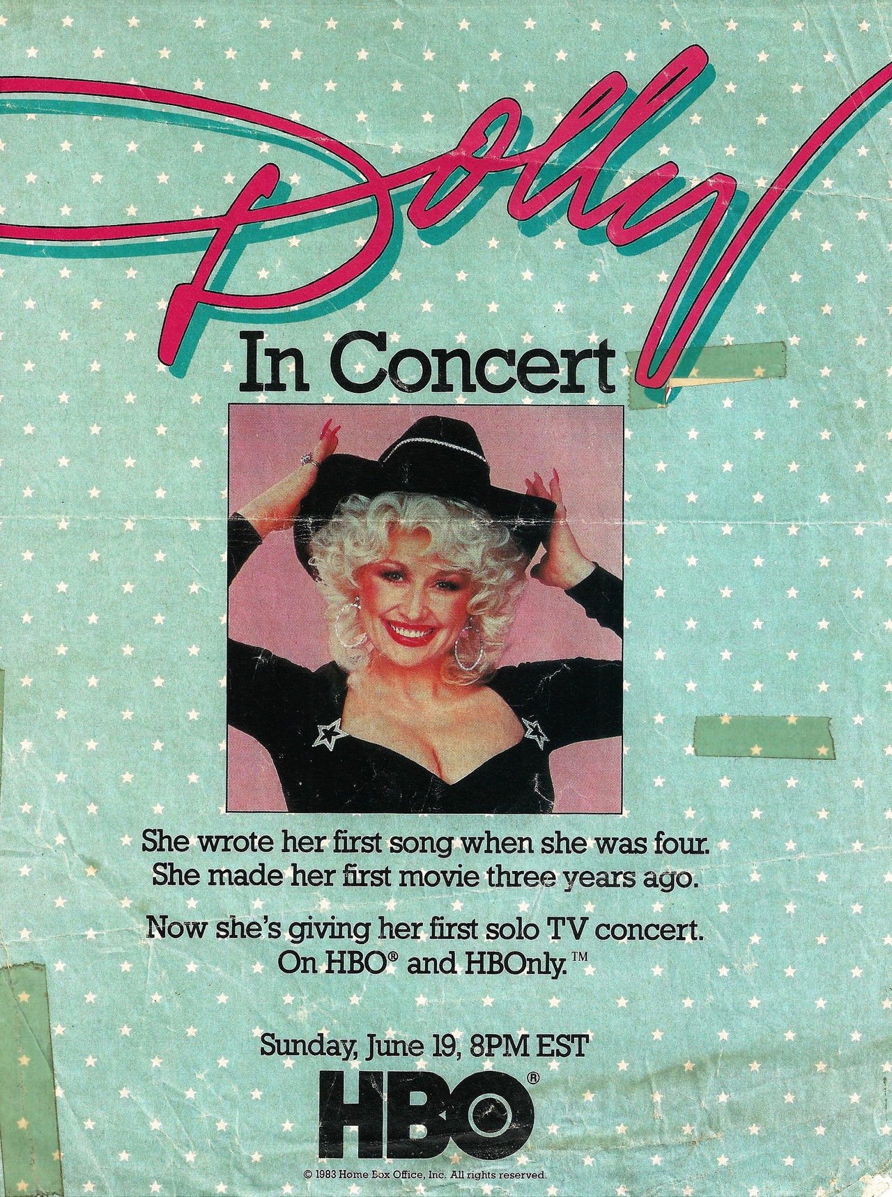 Dolly in Concert Backdrop