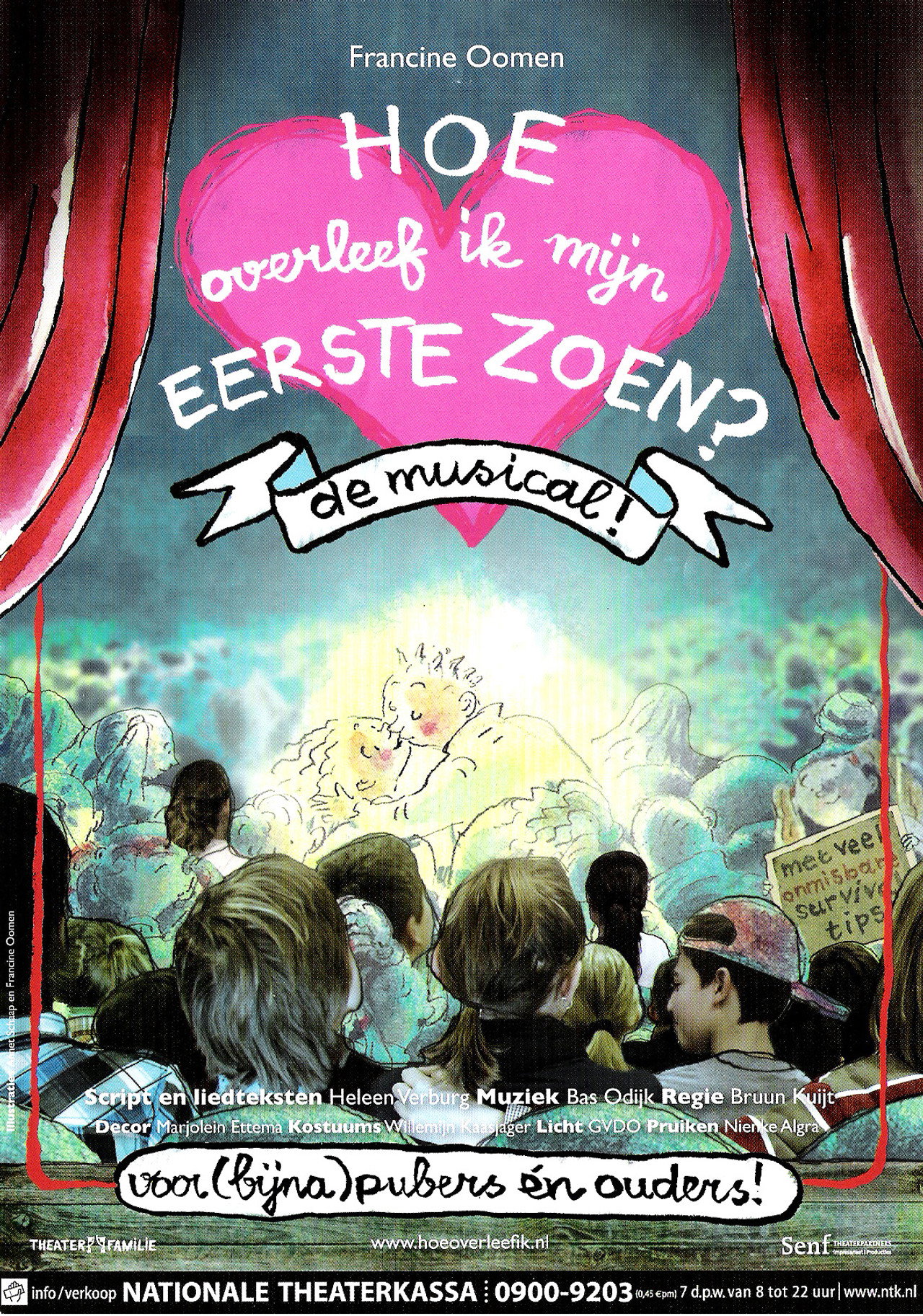 Hoe Overleef Ik Mijn Eerste Zoen?: De Musical filmaffisch