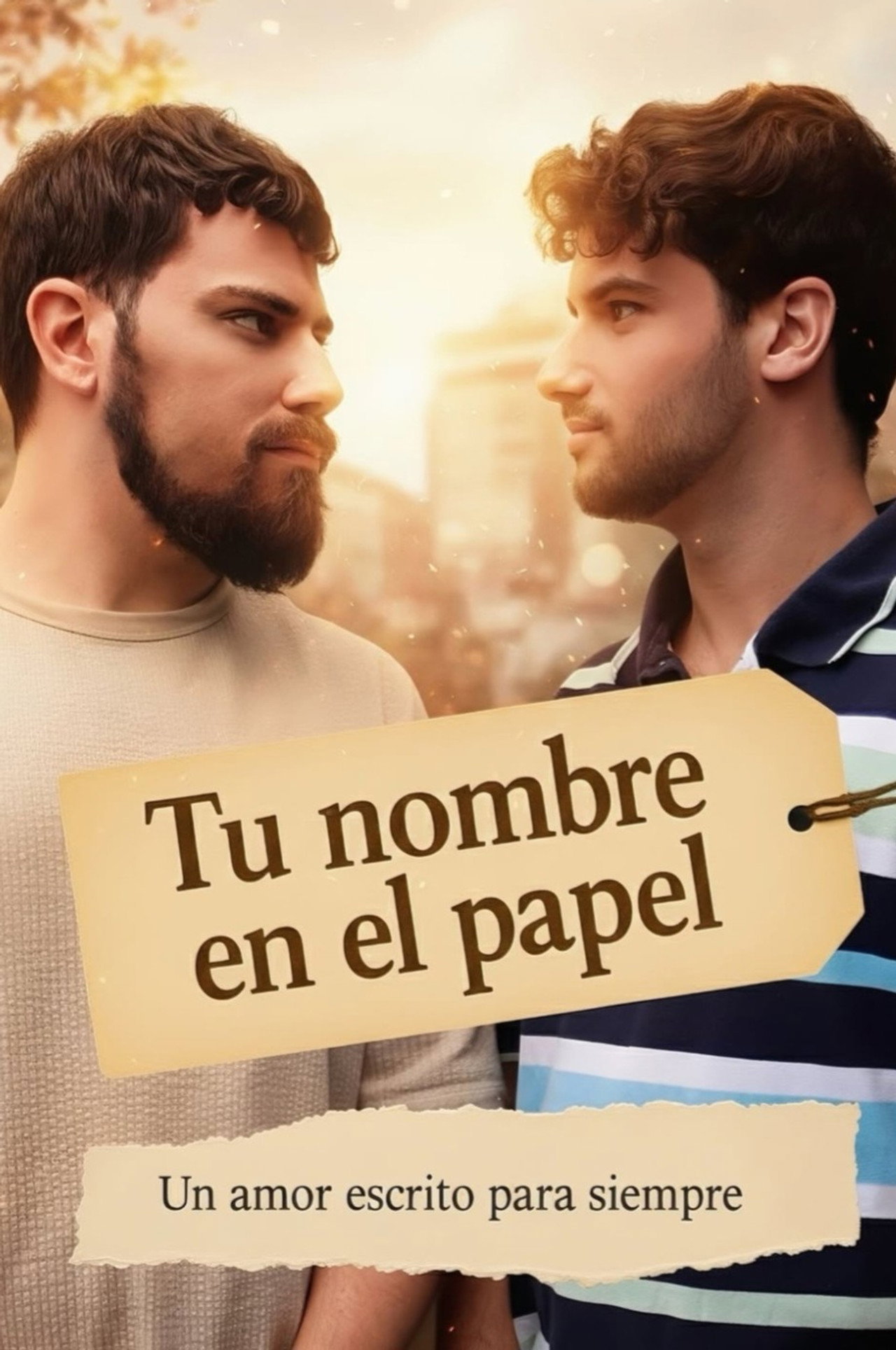 Tu Nombre en el papel Backdrop