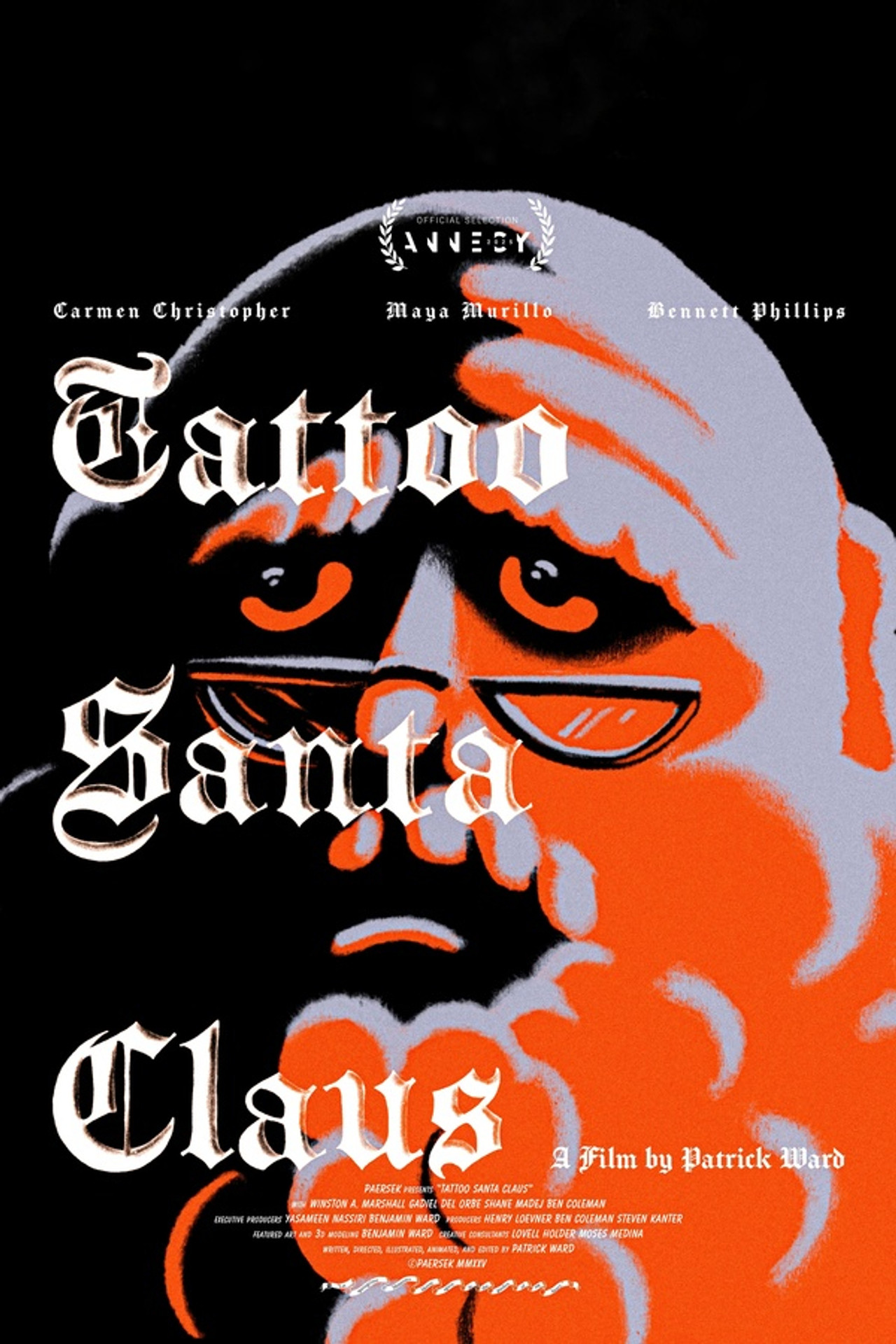 Tattoo Santa Claus filmaffisch