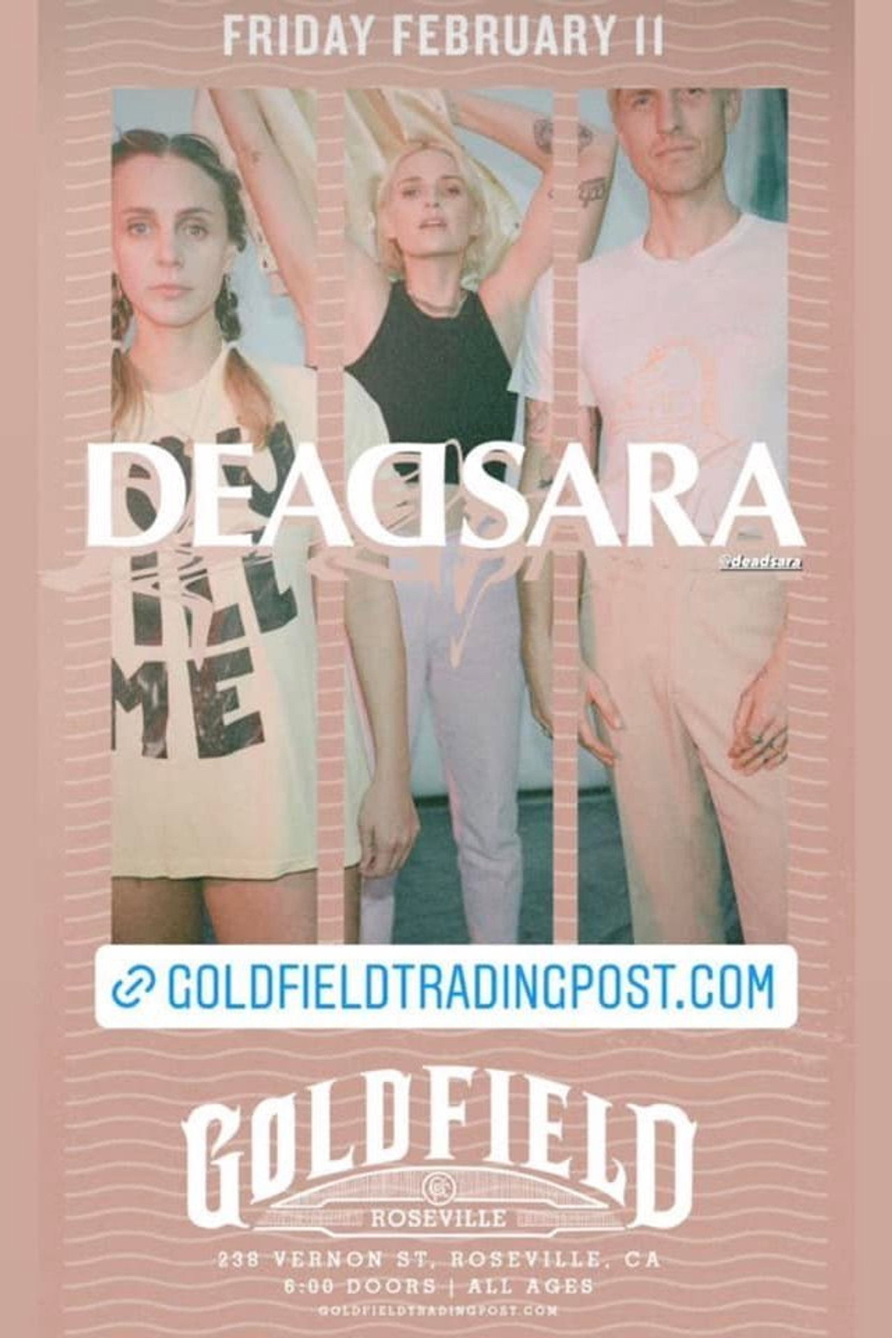 Dead Sara - Live at the Goldfield - Roseville, CA filmaffisch