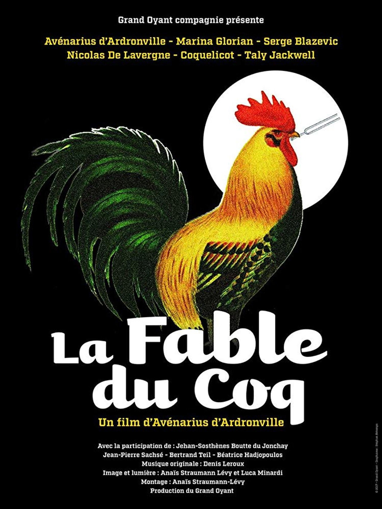 La fable du coq filmaffisch